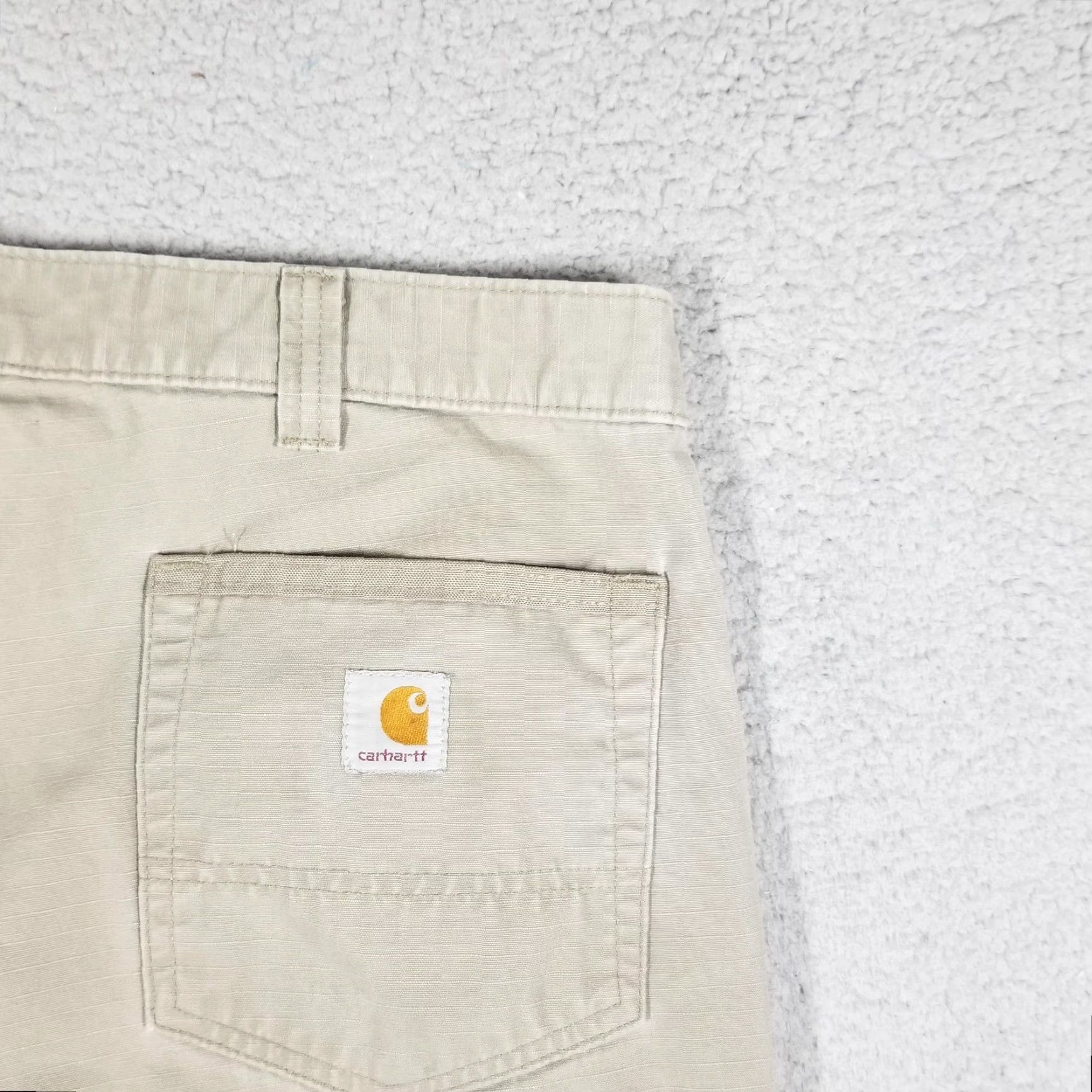 Carhartt Carhartt Men’s Relaxed Fit Ripstop Cargo Double Knee Pants Desert 38x34 B342 DES Size US 38 / EU 54 - 3 Thumbnail