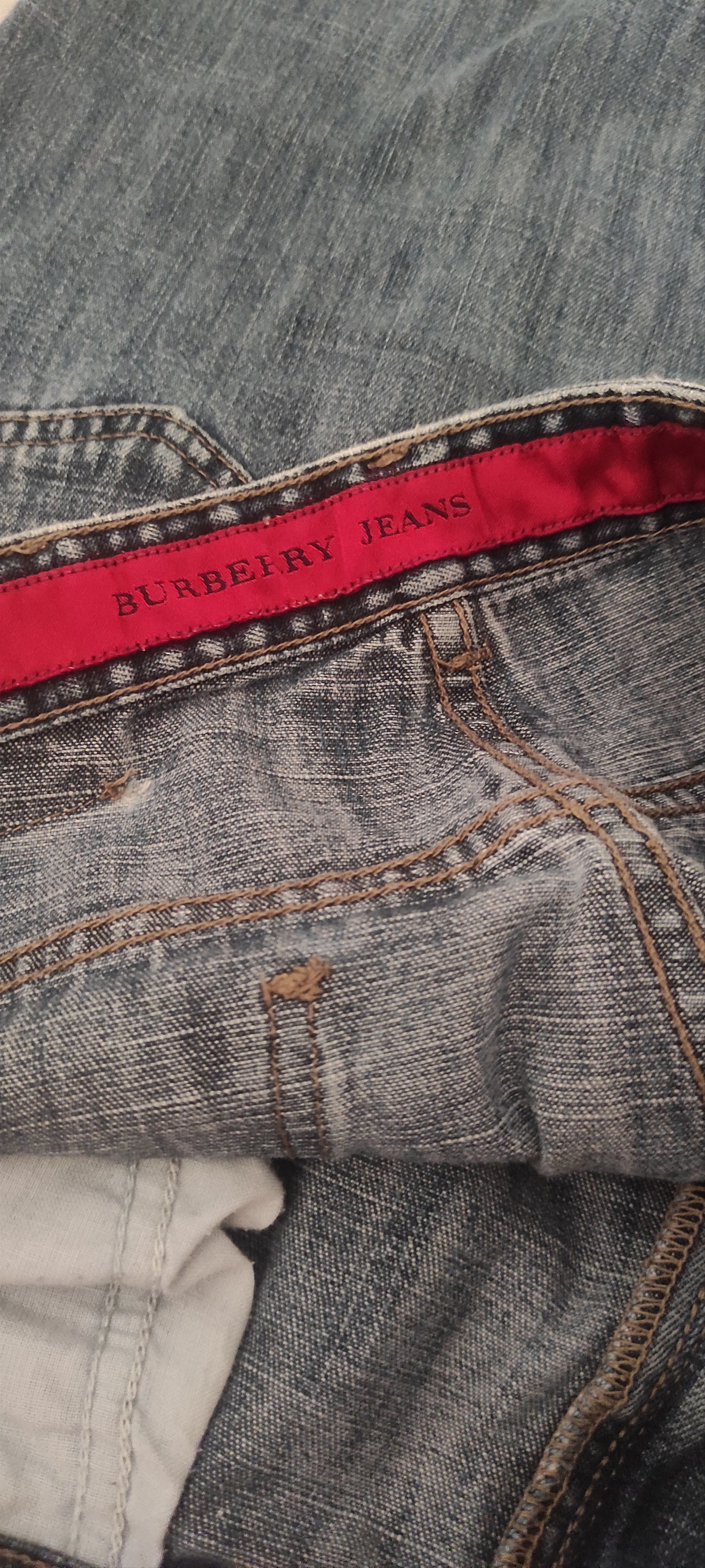 Burberry Burberry Jeans Men’s Straight Light Blue Denim Size 44 Size US 28 / EU 44 - 7 Thumbnail