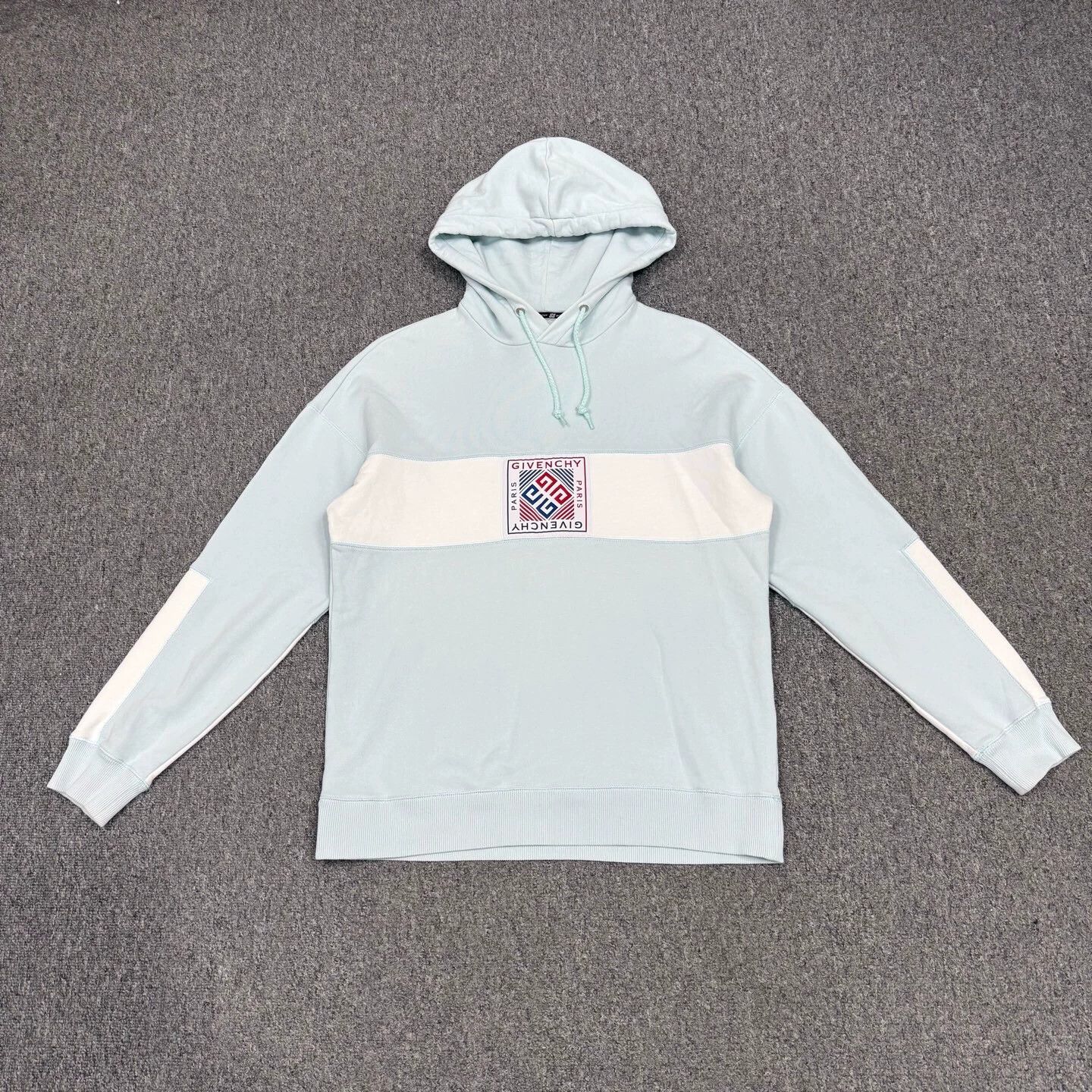 Givenchy Givenchy color blocked logo hoodie S 95new Size S / US 4 / IT 40 - 1 Thumbnail