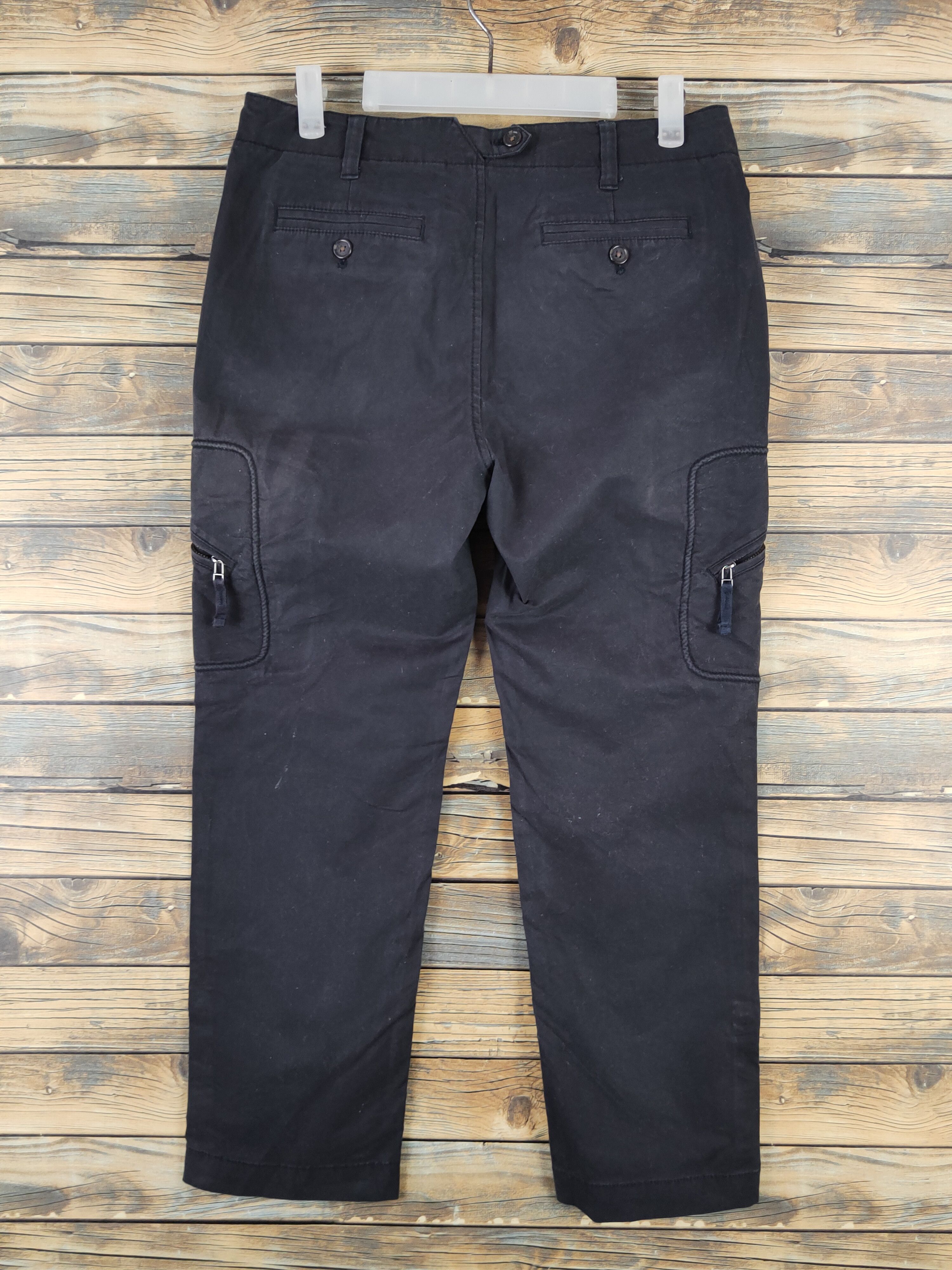 Gap DLL Gap Black Multipocket Tactical Cargo Pants #091 Size 29" - 7 Thumbnail