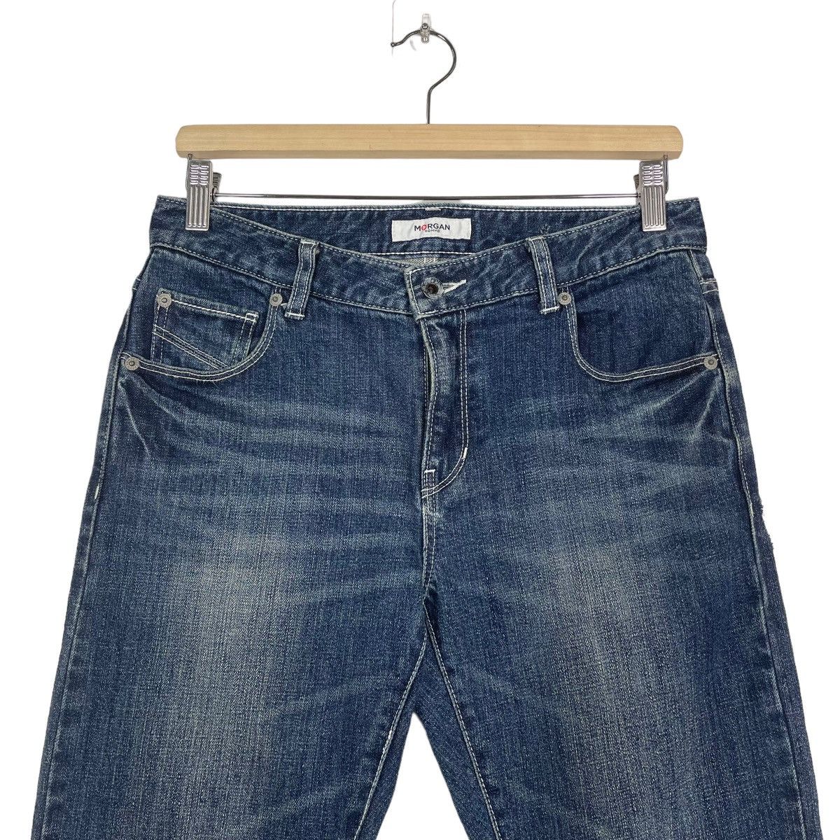 GOSTAR DE FUGA Morgan Homme High Waist Flare Jeans Size US 30 / EU 46 - 3 Thumbnail
