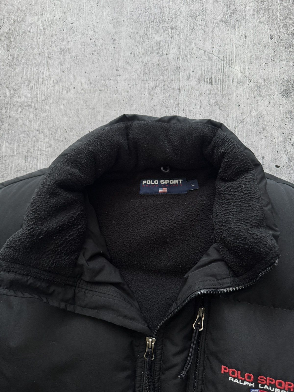 Polo Ralph Lauren Vintage Polo Ralph Lauren Sport Down Vest Black Size L Size US L / EU 52-54 / 3 - 12 Thumbnail
