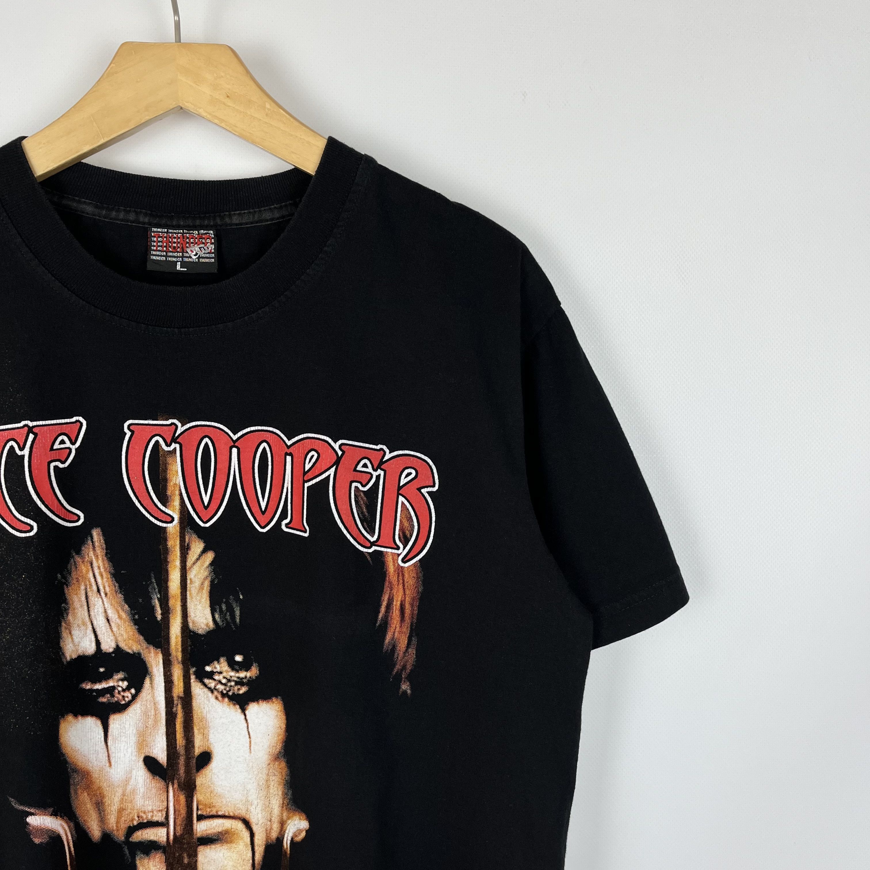 Band Tees Vintage Alice Cooper Rock Band T Shirt 90’s Size US L / EU 52-54 / 3 - 2 Thumbnail