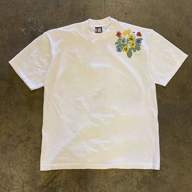 Vintage Street washed retro floral print t-shirt Size US M / EU 48-50 / 2 - 2 Thumbnail