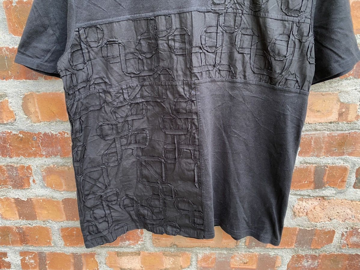Issey Miyake 1990s Laser Cut Patchwork tee Size US M / EU 48-50 / 2 - 4 Thumbnail