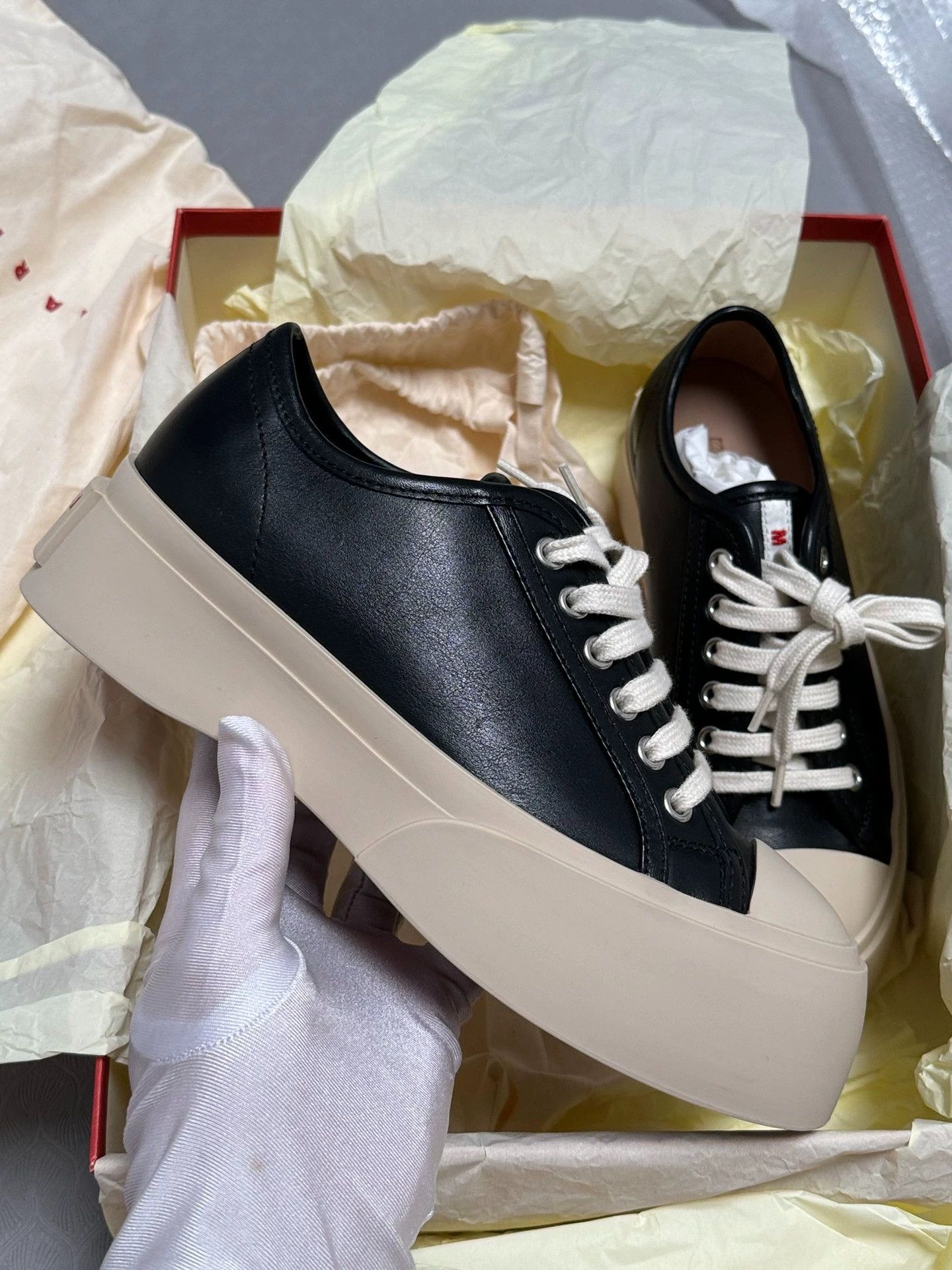 Marni Marni 2025 new black lace-up clunky shoes 36 Size US 5.5 / IT 35.5 - 2 Thumbnail