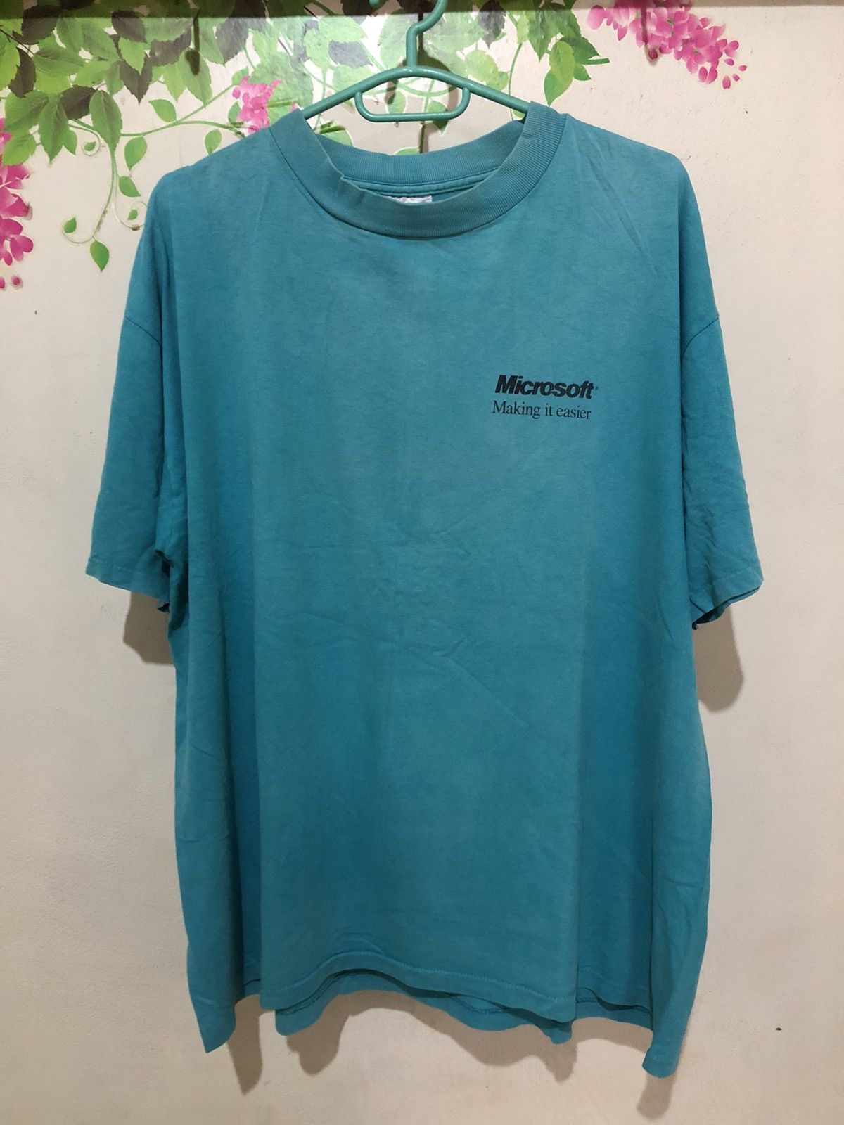Microsoft Vintage 80s Microsoft making it easier t-shirt Size US XL / EU 56 / 4 - 1 Thumbnail