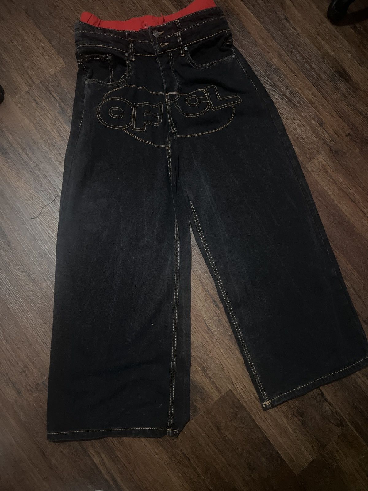 Boohoo “OFCL” jeans Size US 32 / EU 48 - 1 Thumbnail