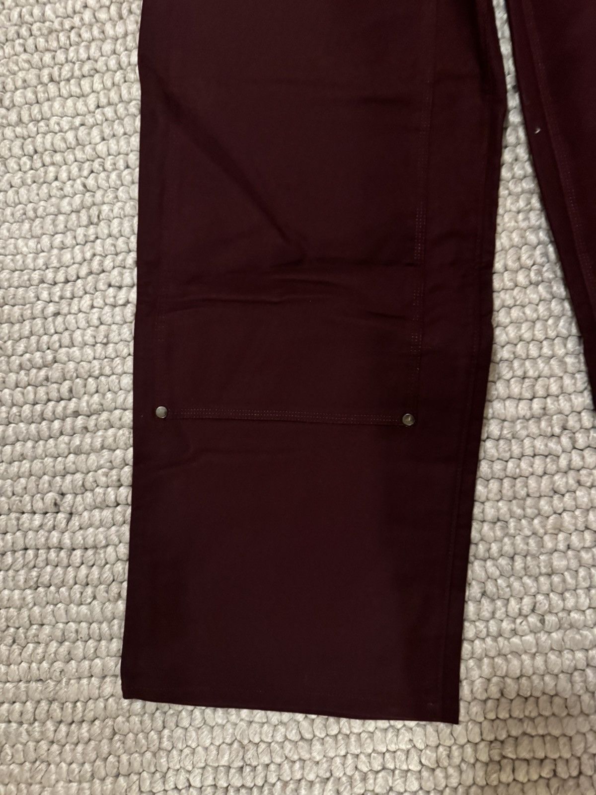 Brain Dead Moleskin Double Knee Utility Pants - Burgundy Size US 32 / EU 48 - 3 Thumbnail