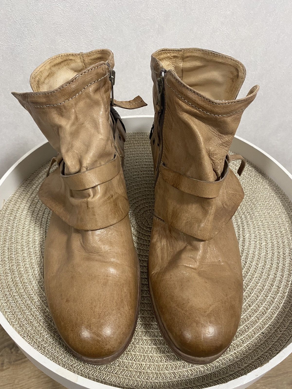 Other Vintage MJUS Avantgarde Y2K Grange A.S.98 Style Boots ASH Size US 8 / EU 41 - 4 Thumbnail