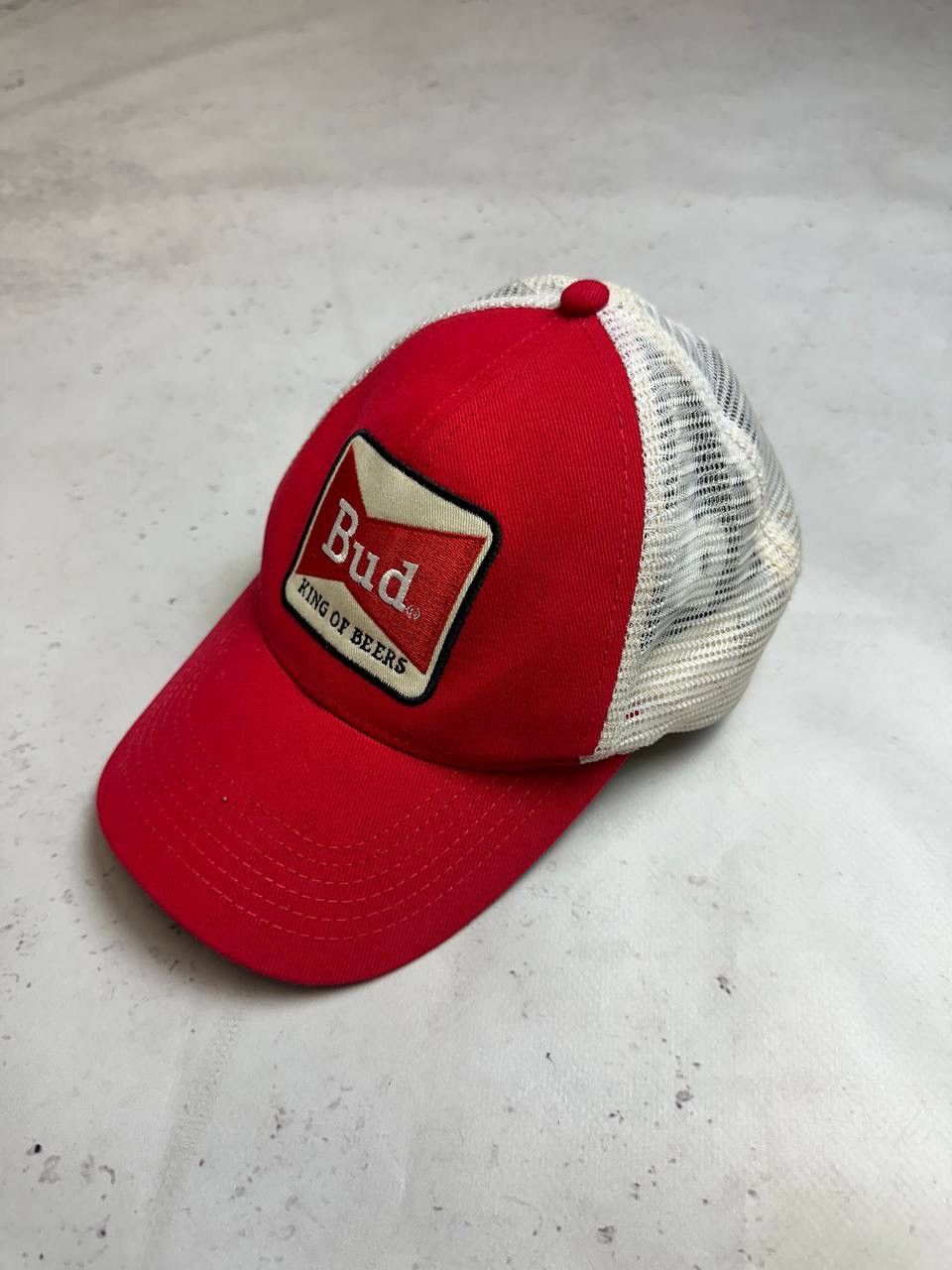 Budweiser Vintage Bud Trucker Hat Y2K Os Size ONE SIZE - 1 Thumbnail