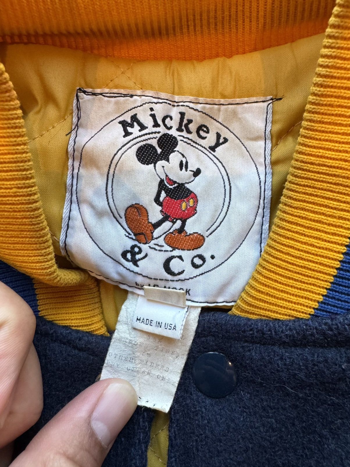 Mickey Mouse Men’s Vintage Mickey Mouse Varsity Size US M / EU 48-50 / 2 - 5 Thumbnail