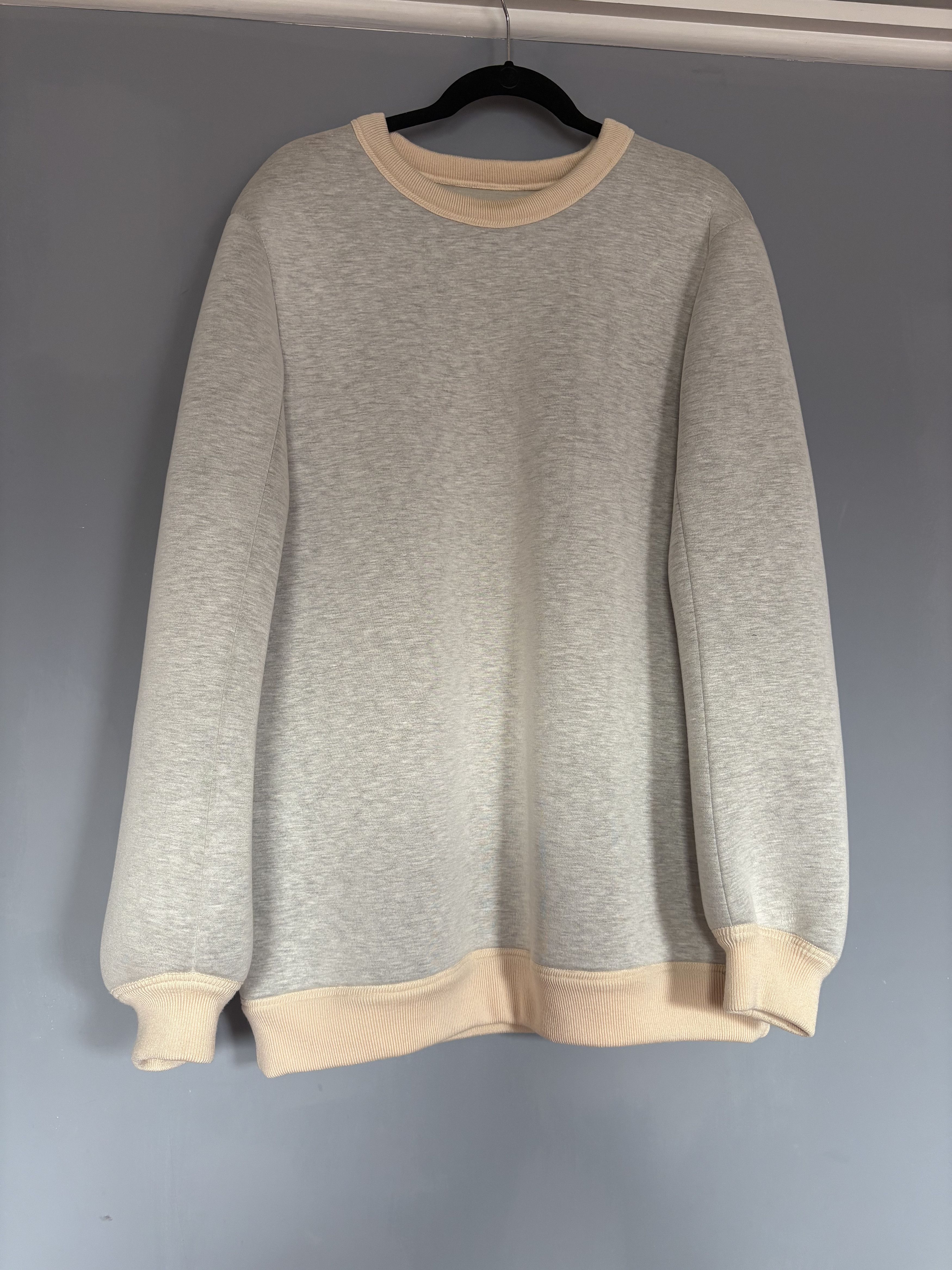 Maison Margiela Neoprene-style grey sweatshirt Size US M / EU 48-50 / 2 - 1 Thumbnail