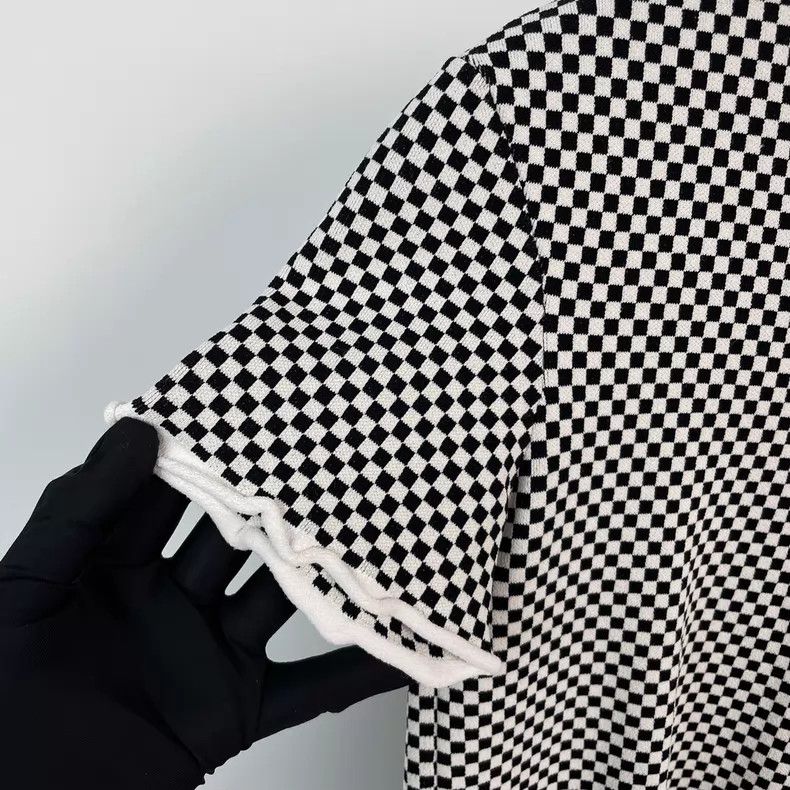 Louis Vuitton Louis Vuitton 2022ss black and white checkerboard short sl Size S / US 4 / IT 40 - 4 Thumbnail