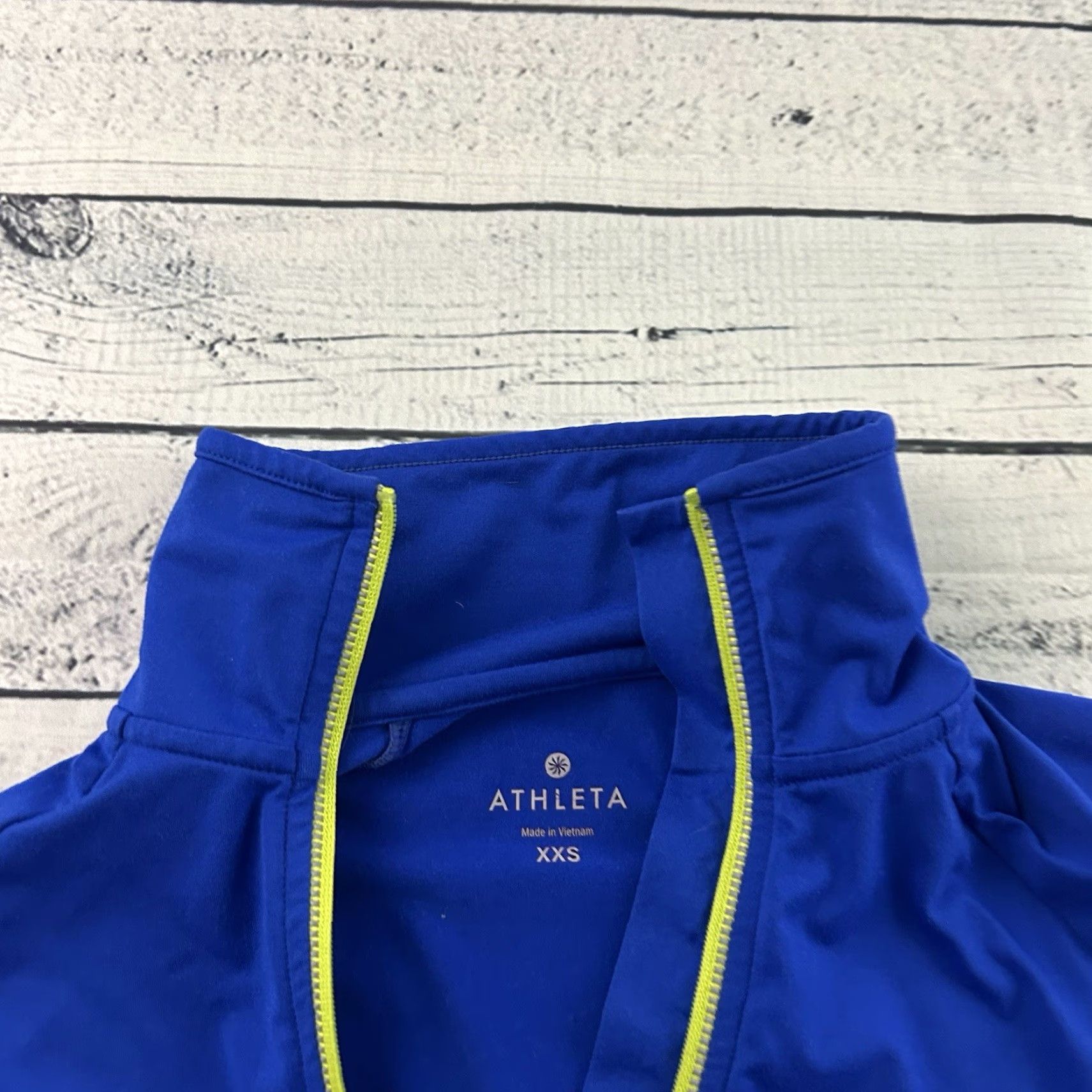 Athleta Athleta Malibu Hike 1/2 Zip Pullover Lightweight Jacket Women's XXS Royal Blue Size XXS / US 00 / IT 34 - 2 Thumbnail