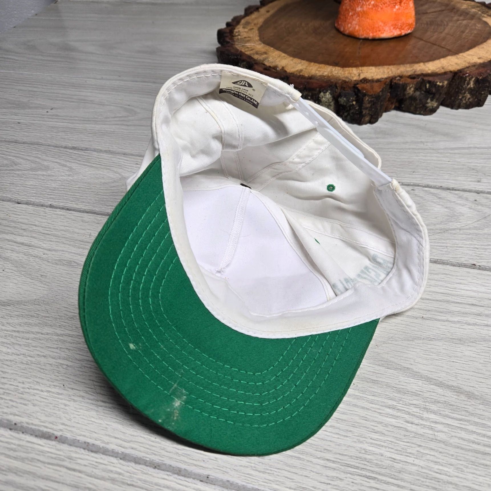 Vintage VINTAGE Hat White Adult Snapback Size ONE SIZE - 6 Thumbnail