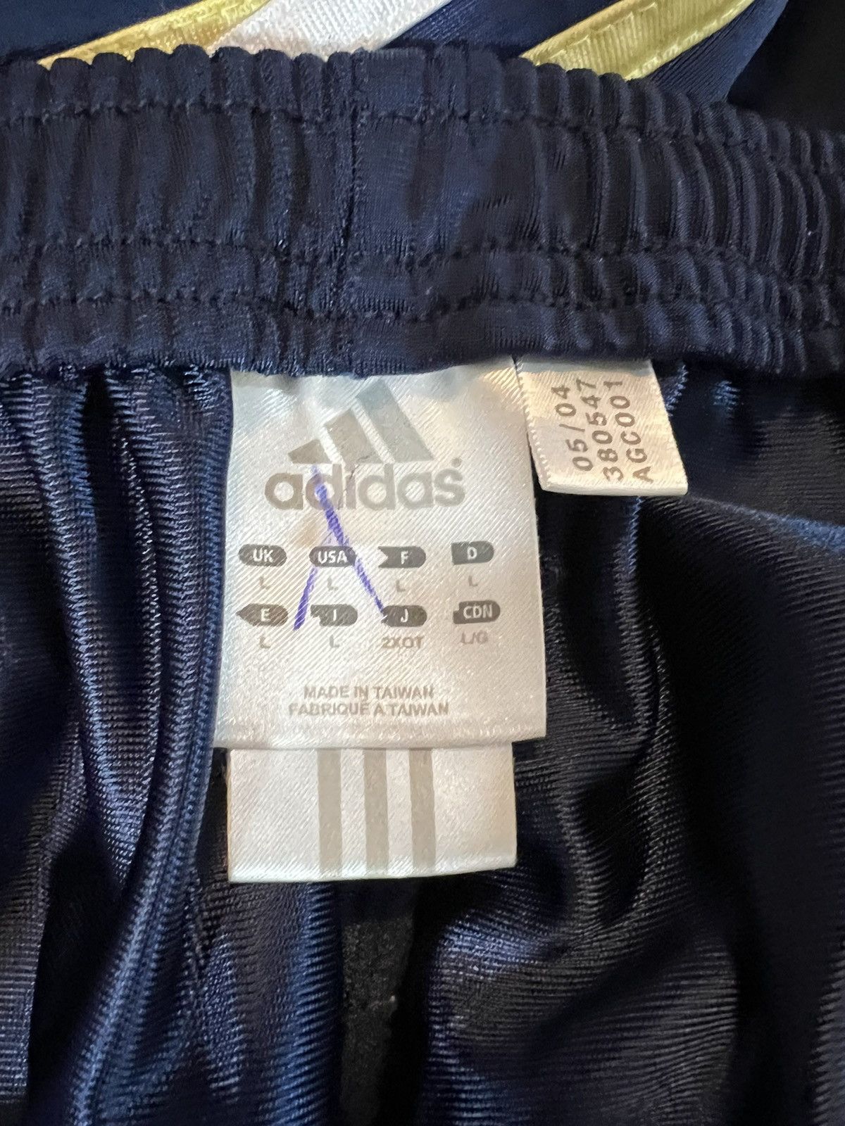 Vintage FLARE 2005 Adidas track pant - rare Size US 32 / EU 48 - 11 Thumbnail