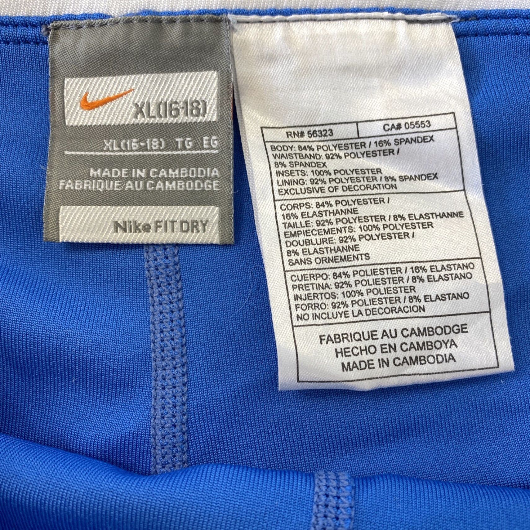 Nike Nike Women's Skort Skirt Blue Size XL (16-18) Athletic Tennis 73-25 Size 40" / US 18 - 7 Thumbnail