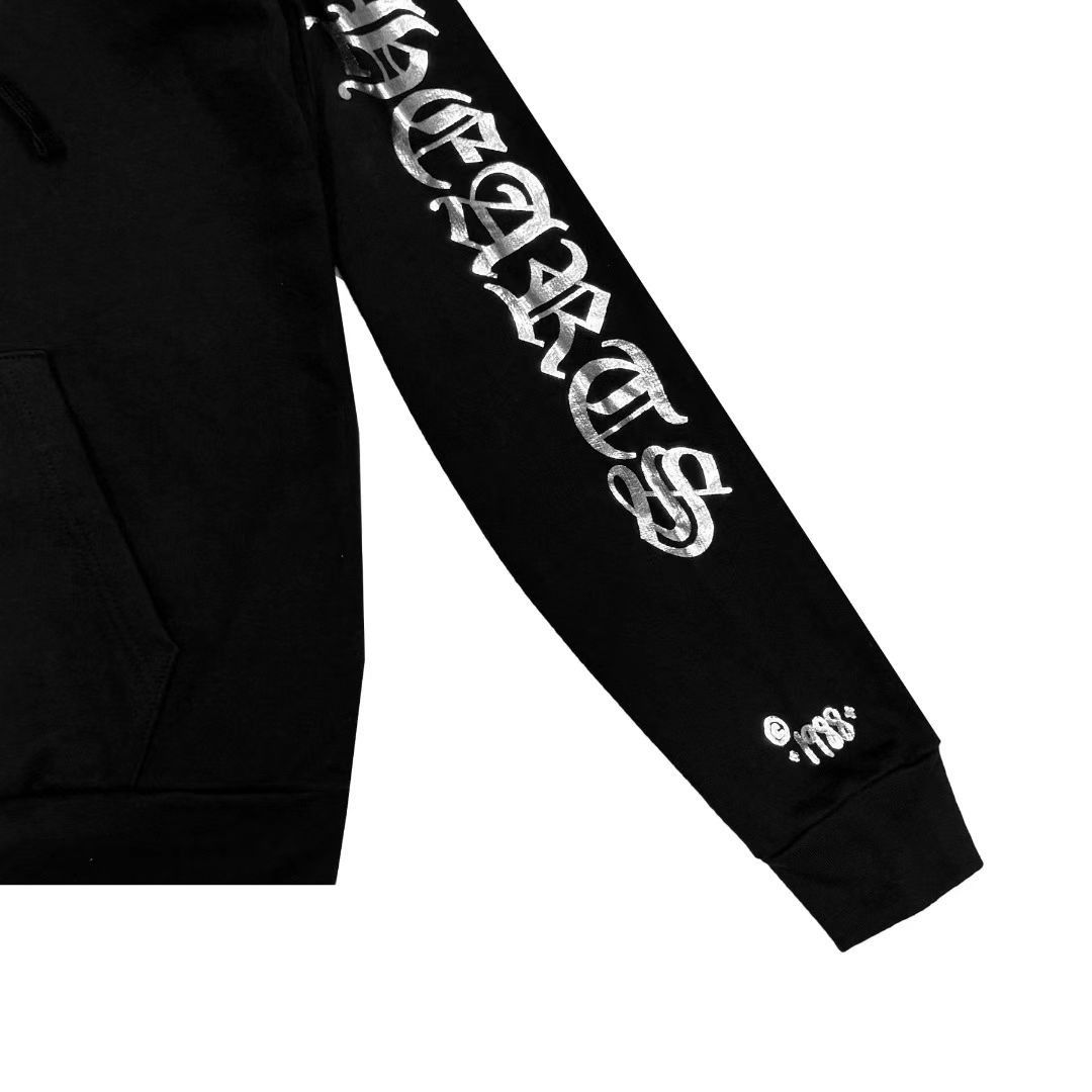 Chrome Hearts Chrome Hearts 1988 Script Black Pullover Hoodie Size M / US 6-8 / IT 42-44 - 3 Thumbnail