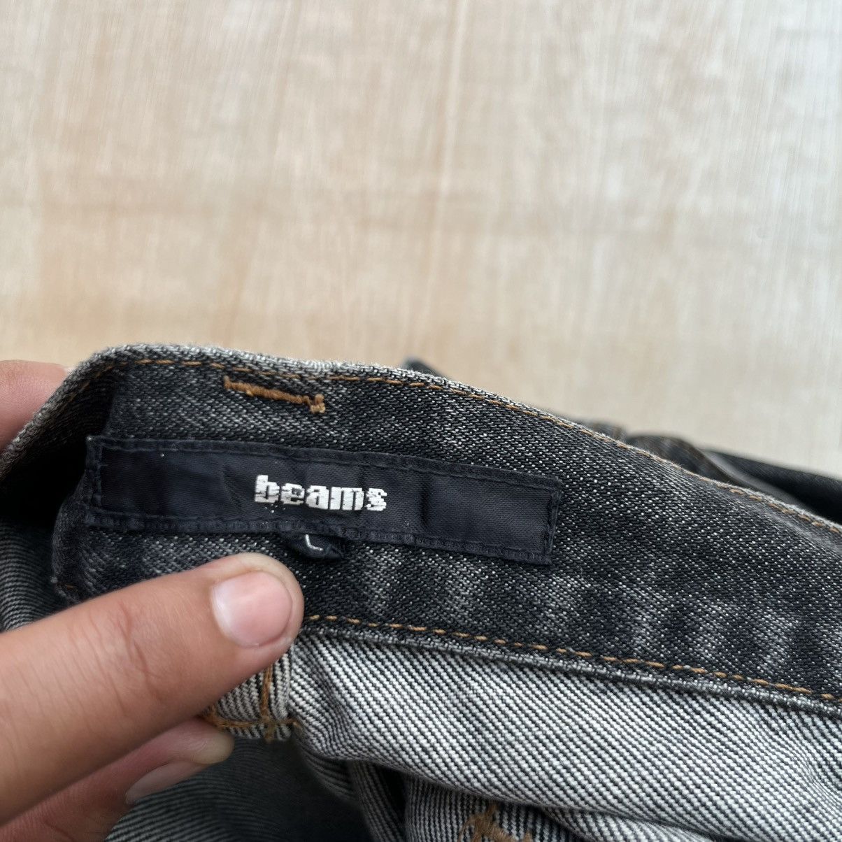 Beams Plus BEAMS CARPENTER DENIM JAPANESE BRAND BLACK WASHED VINTAGE Size US 34 / EU 50 - 6 Thumbnail