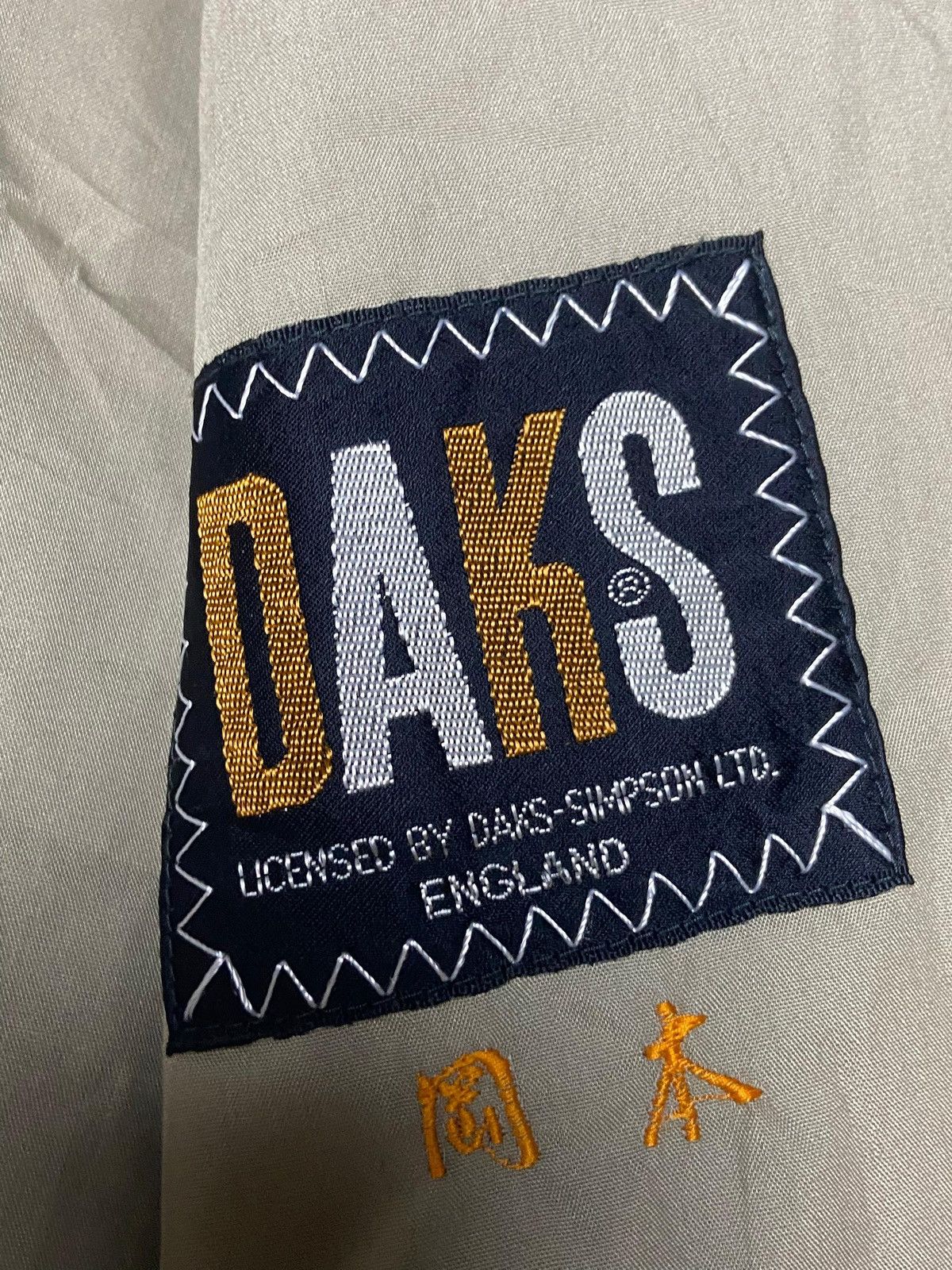 DAKS × Japanese Brand × Vintage DAKS LONDON Hidden Button Long Coat (127) Size US XS / EU 42 / 0 - 6 Thumbnail