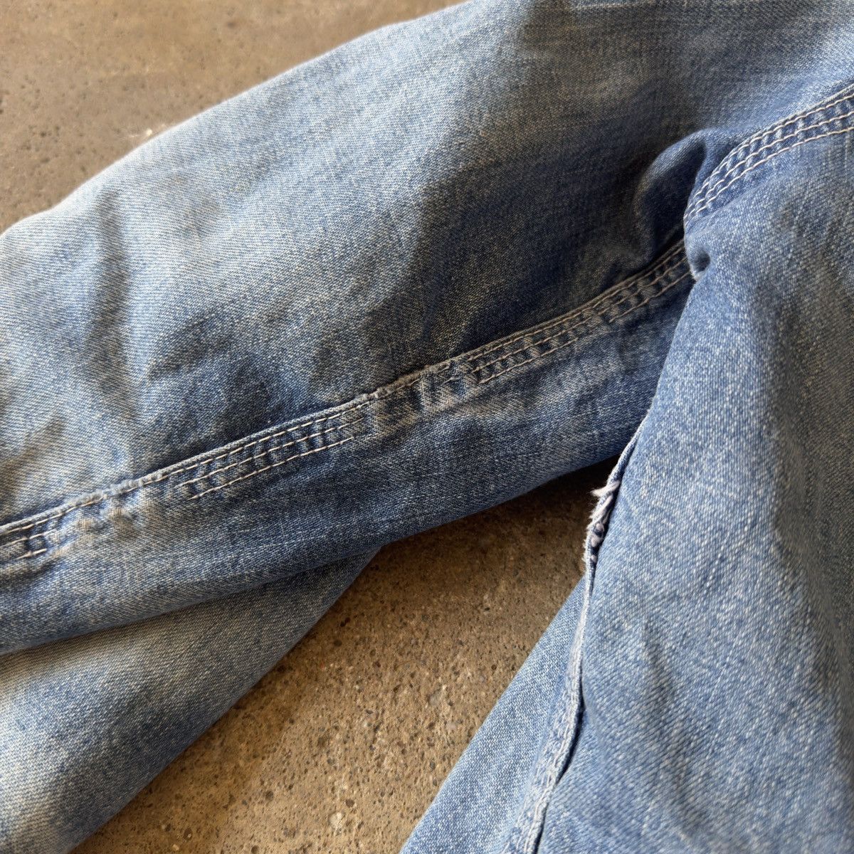 Vintage Sears Thrashed Faded Distressed Chore Coat ERD Grunge RRL Size US L / EU 52-54 / 3 - 15 Thumbnail