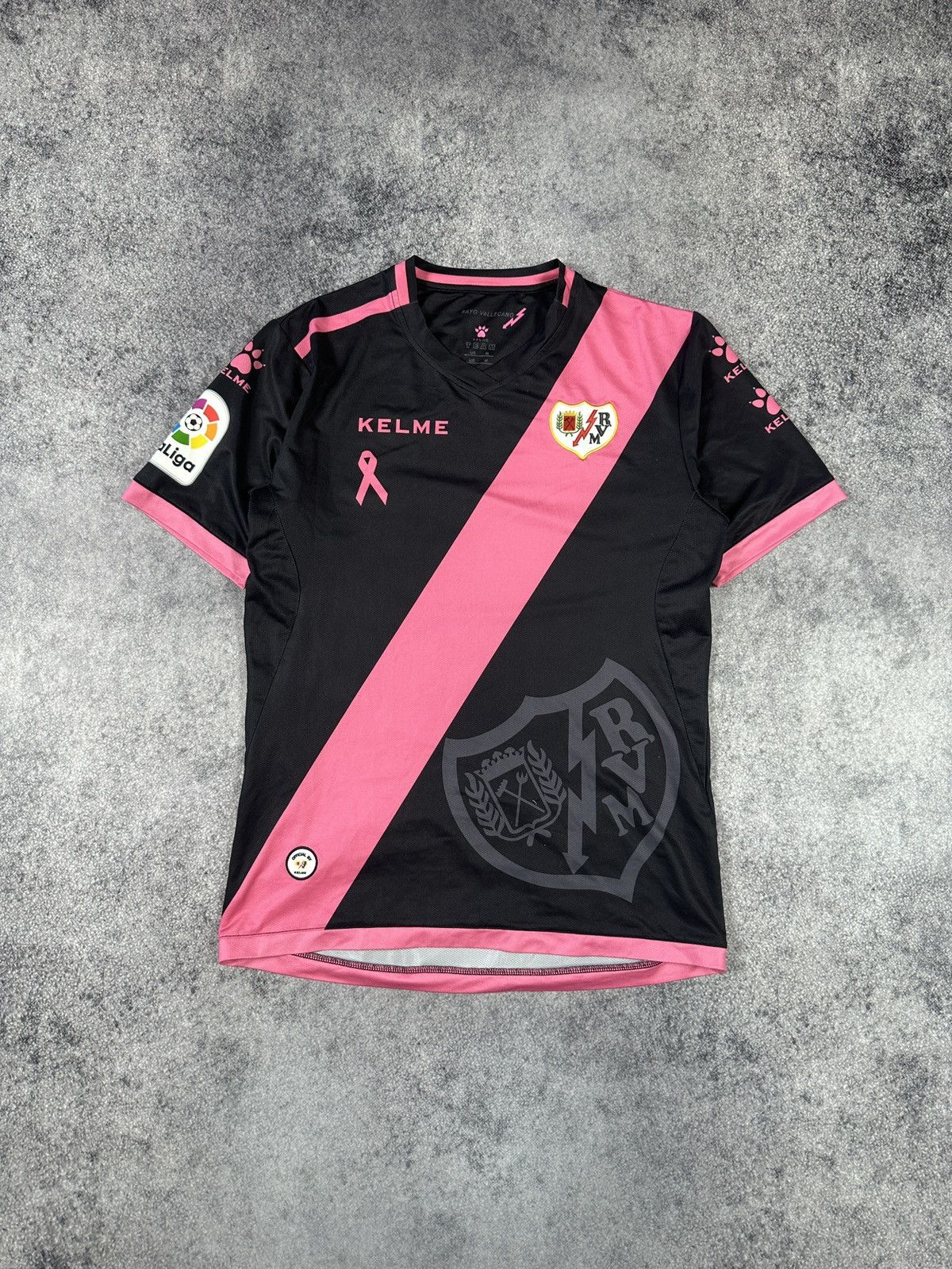 Other Kelme Rayo Vallecano Soccer Jersey Streetwear Rare M Spain Size US M / EU 48-50 / 2 - 1 Thumbnail