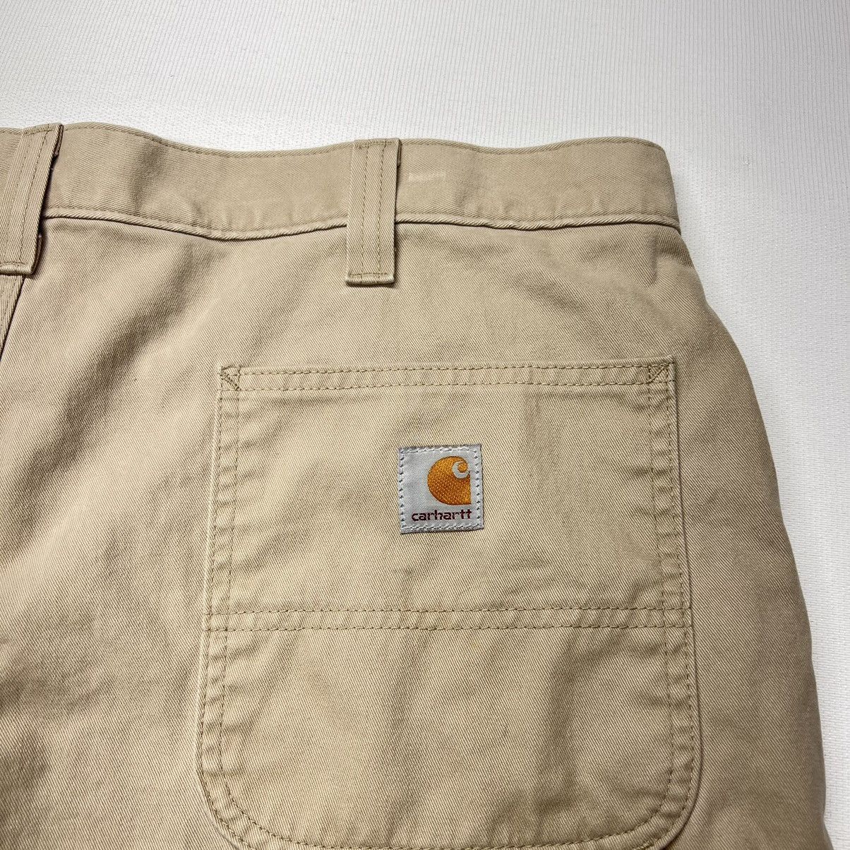 Carhartt × Vintage Carhartt Shorts Beige Relaxed Fit Carpenter Workwear Tan Y2K Size US 40 / EU 56 - 10 Thumbnail