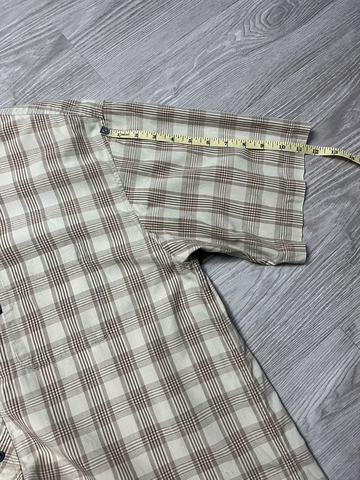 Yohji Yamamoto Yohji Yamamoto Ysaccs Sacsny Plaid Work Shirt Size US XXL / EU 58 / 5 - 10 Thumbnail