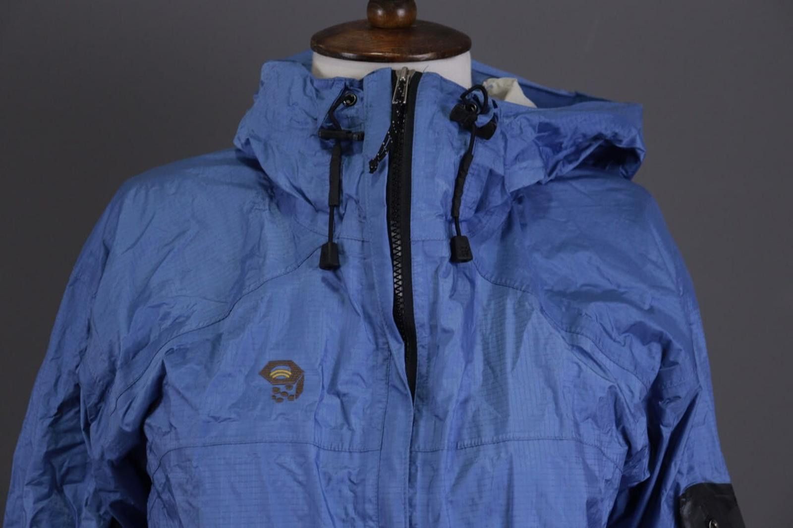 Mountain Hardwear Mountain Hardwear Blue Full Zip Nylon Hooded Jacket Size 10 Size L / US 10 / IT 46 - 4 Thumbnail
