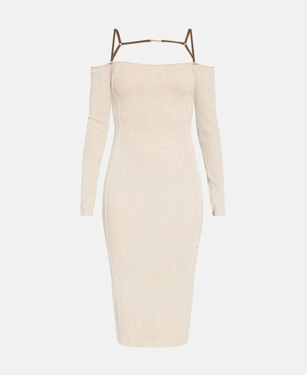 Jacquemus Linen-blend dress Size M / US 6-8 / IT 42-44 - 1 Thumbnail