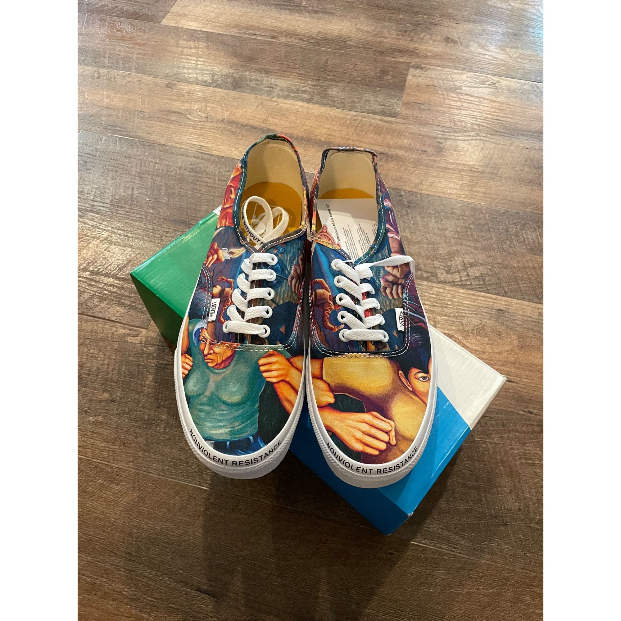 Vans NWT Vans x MOCA Judy Baca Authentic Skate Shoes Art Social C Size US 11.5 / EU 44-45 - 7 Thumbnail