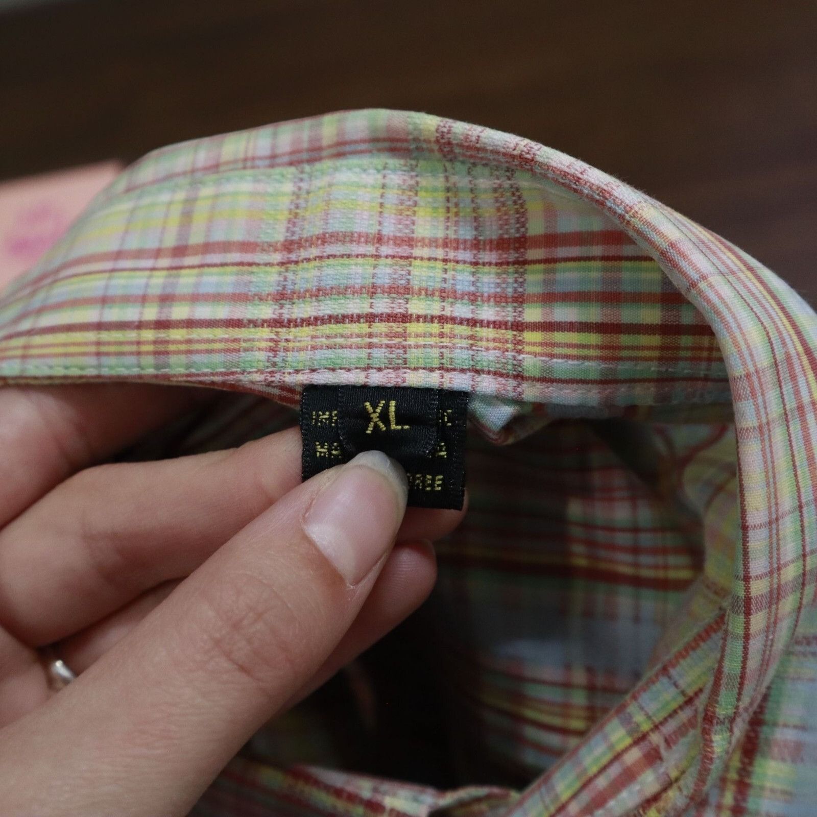 BUGATCHI Bugatchi Uomo Plaid Button Down Shirt Mens XL Multi Preppy Size US XL / EU 56 / 4 - 13 Thumbnail