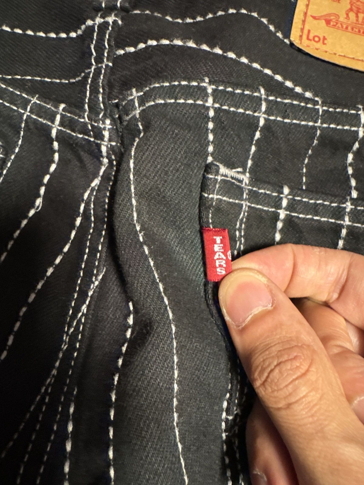 DENIM TEARS × Levi's Denim Tears x Levis 501 Embroidered Denim Size US 34 / EU 50 - 8 Thumbnail