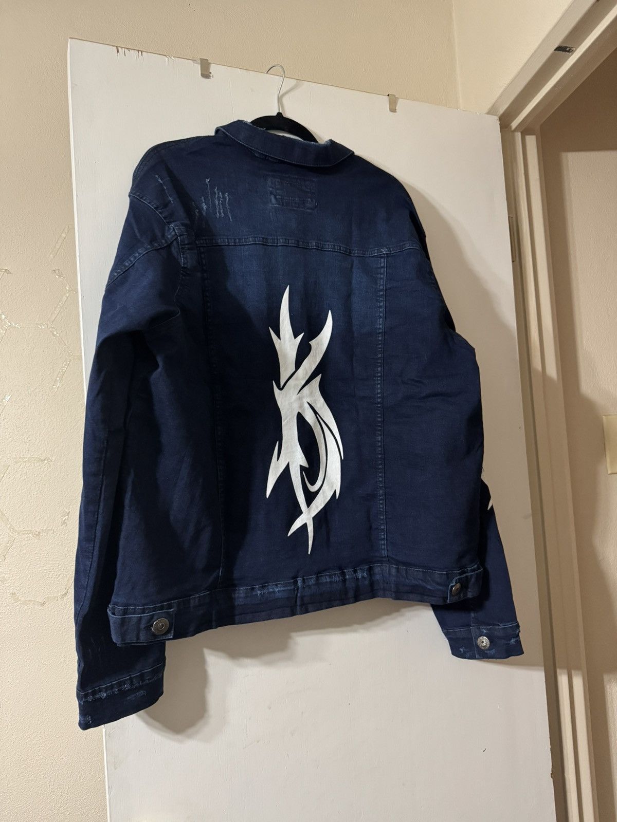 Kim Krueger Kim Krueger / Slipknot dark blue denim jacket Size US XL / EU 56 / 4 - 4 Thumbnail