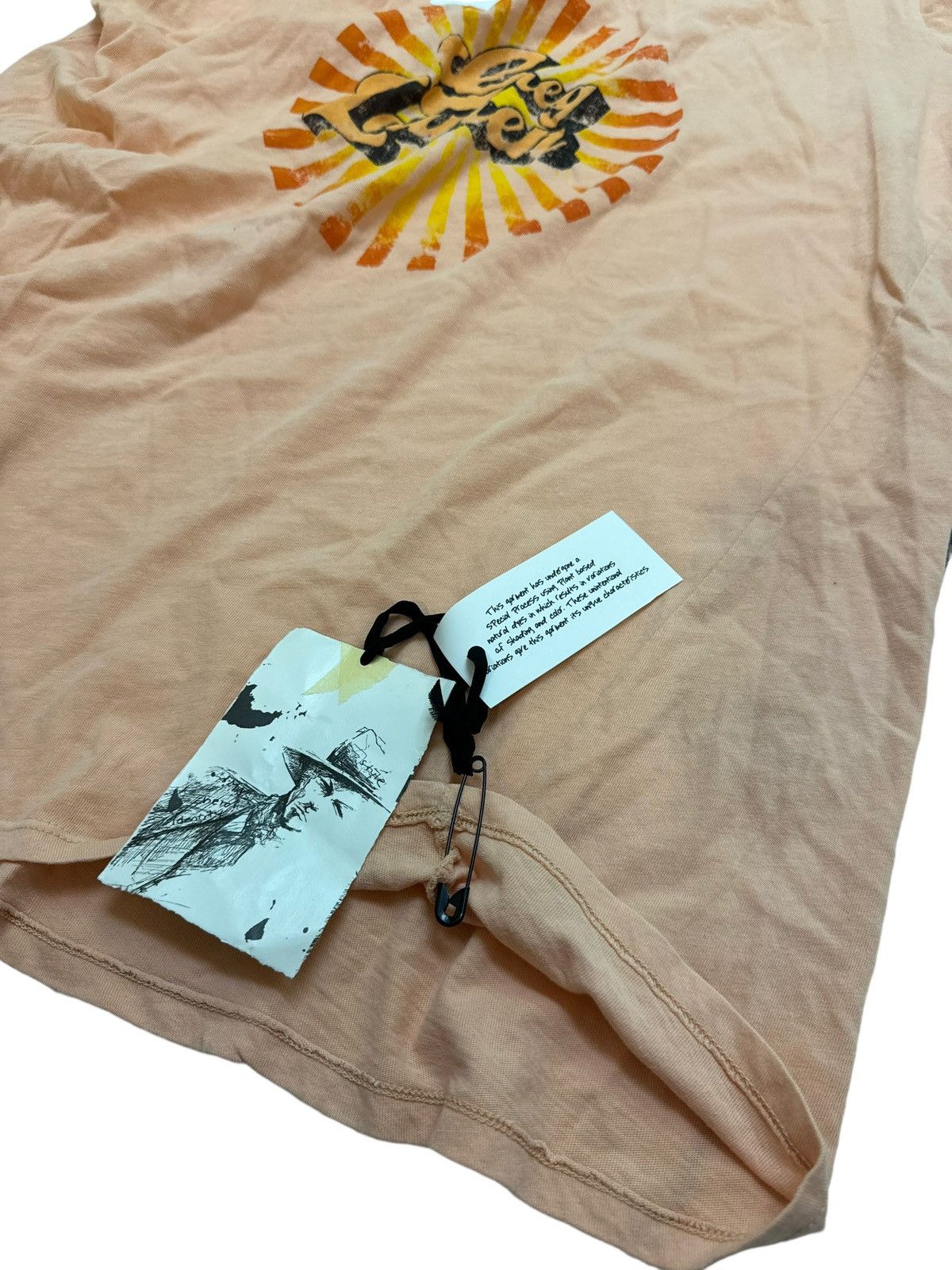 Greg Lauren Sz1 Big Sun Pink Vintage Shirt Size US S / EU 44-46 / 1 - 4 Thumbnail