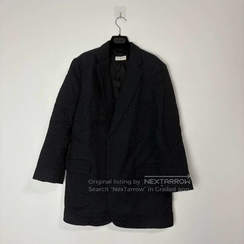 Dries Van Noten Dries Van Noten Embossed 3D Tailored Blazer Size US L / EU 52-54 / 3 - 1 Thumbnail