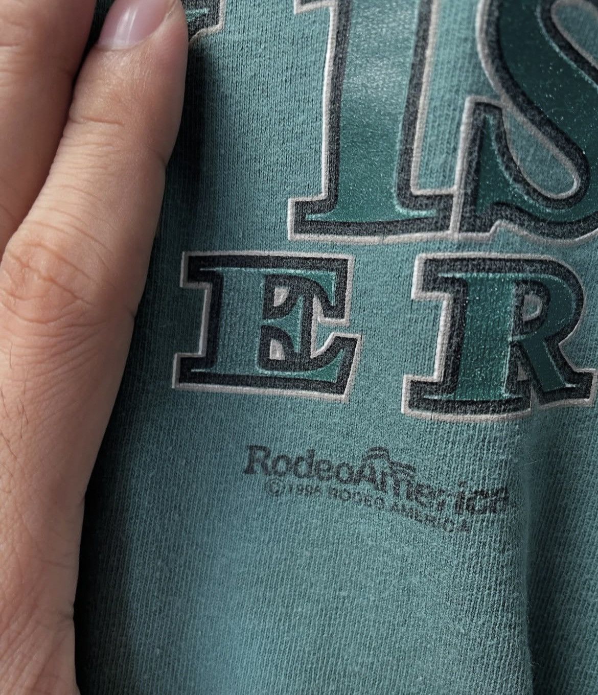 Other 1996 Rodeo America “Cowboy Motto” Tee XL – Vintage Western Size US XL / EU 56 / 4 - 4 Thumbnail