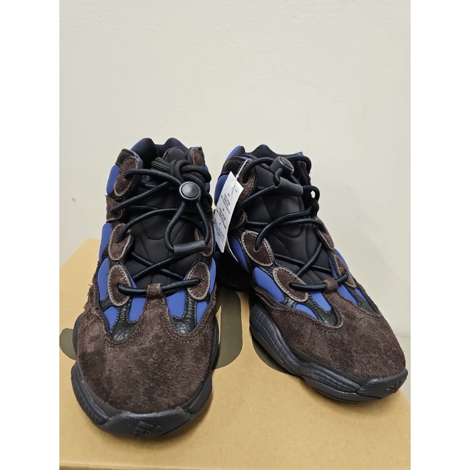 Adidas adidas Yeezy 500 High Top Mens Blue Sneakers Casual Shoes FY4269 Size 6.5 Mens Size US M / EU 48-50 / 2 - 5 Thumbnail