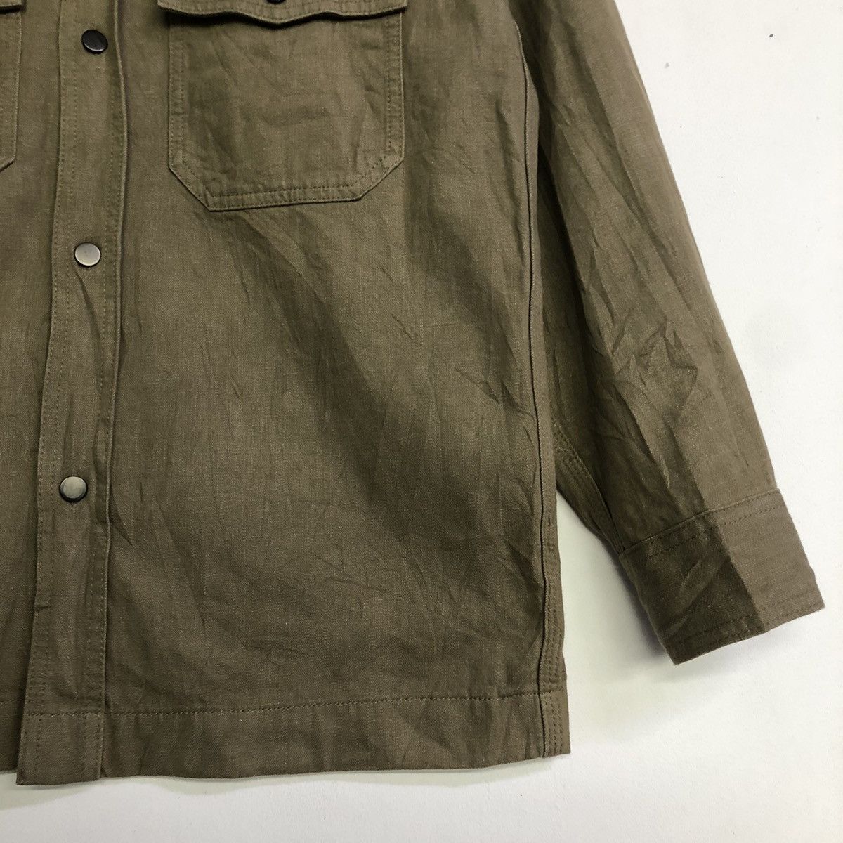 Lemaire × Uniqlo Christophe LemaireXUniqlo U Denim Oversize Long Sleeve Shirt Size US S / EU 44-46 / 1 - 7 Thumbnail