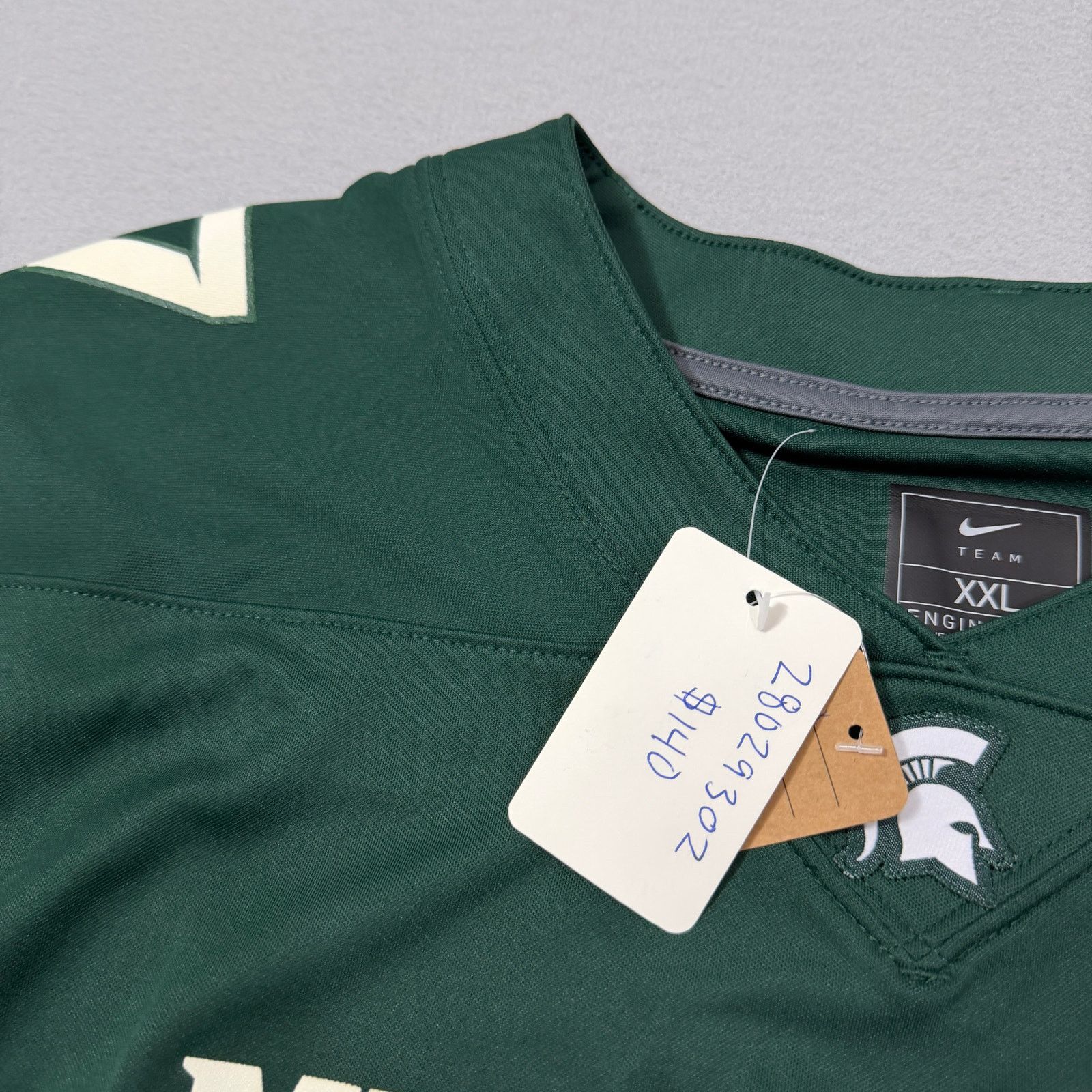 Nike Nike Michigan State Spartans Cal Haladay Football Jersey 2XL Size US XXL / EU 58 / 5 - 3 Thumbnail