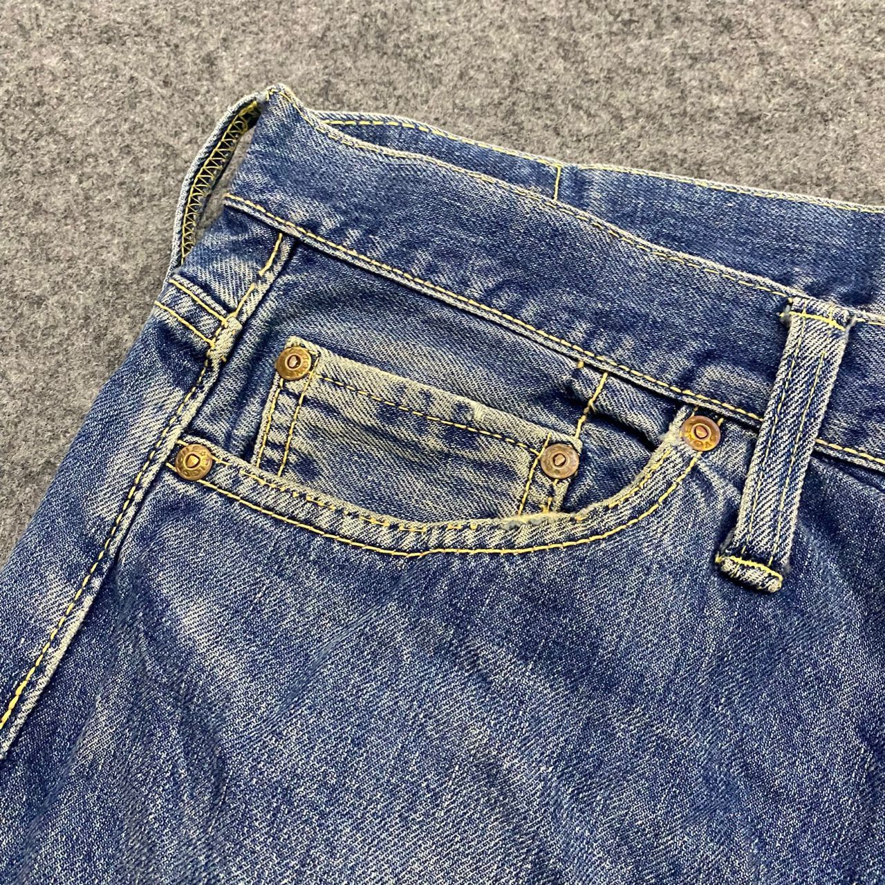 If Six Was Nine 💥Best Offer💥Vintage 80s Big Stone Distressed Denim Size US 34 / EU 50 - 8 Thumbnail