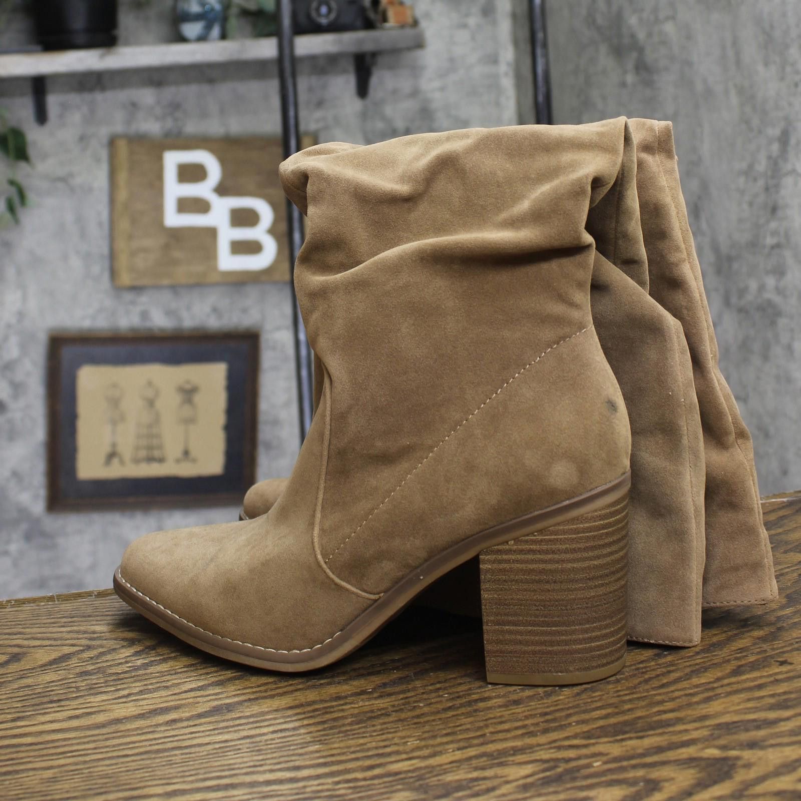 Other Nwt Universal Thread Dress Boots 88098585 Taupe Brown 11m Size US 11 / IT 41 - 3 Thumbnail