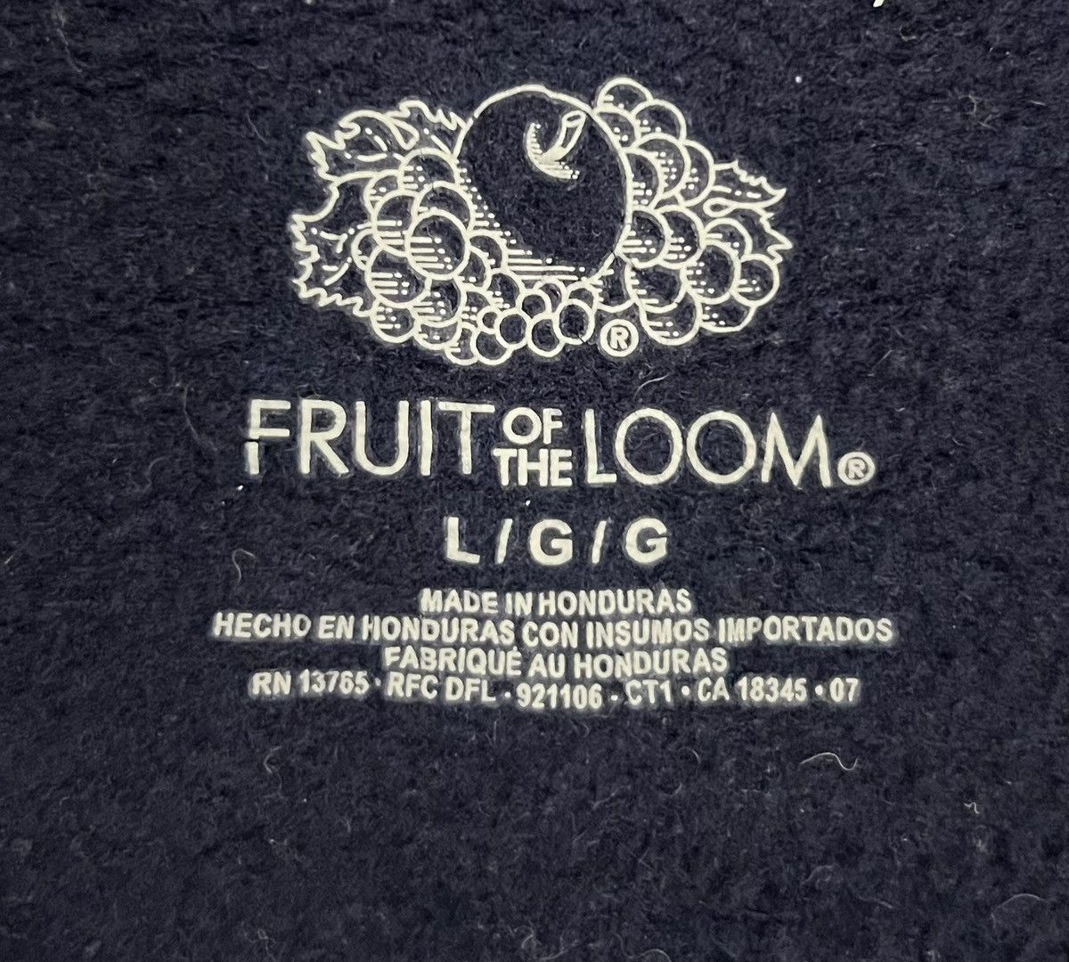 Fruit Of The Loom × Vintage VINTAGE FRUIT OF THE LOOM PLANET OF THE EARTH JACKET HOODIE Size US L / EU 52-54 / 3 - 9 Thumbnail