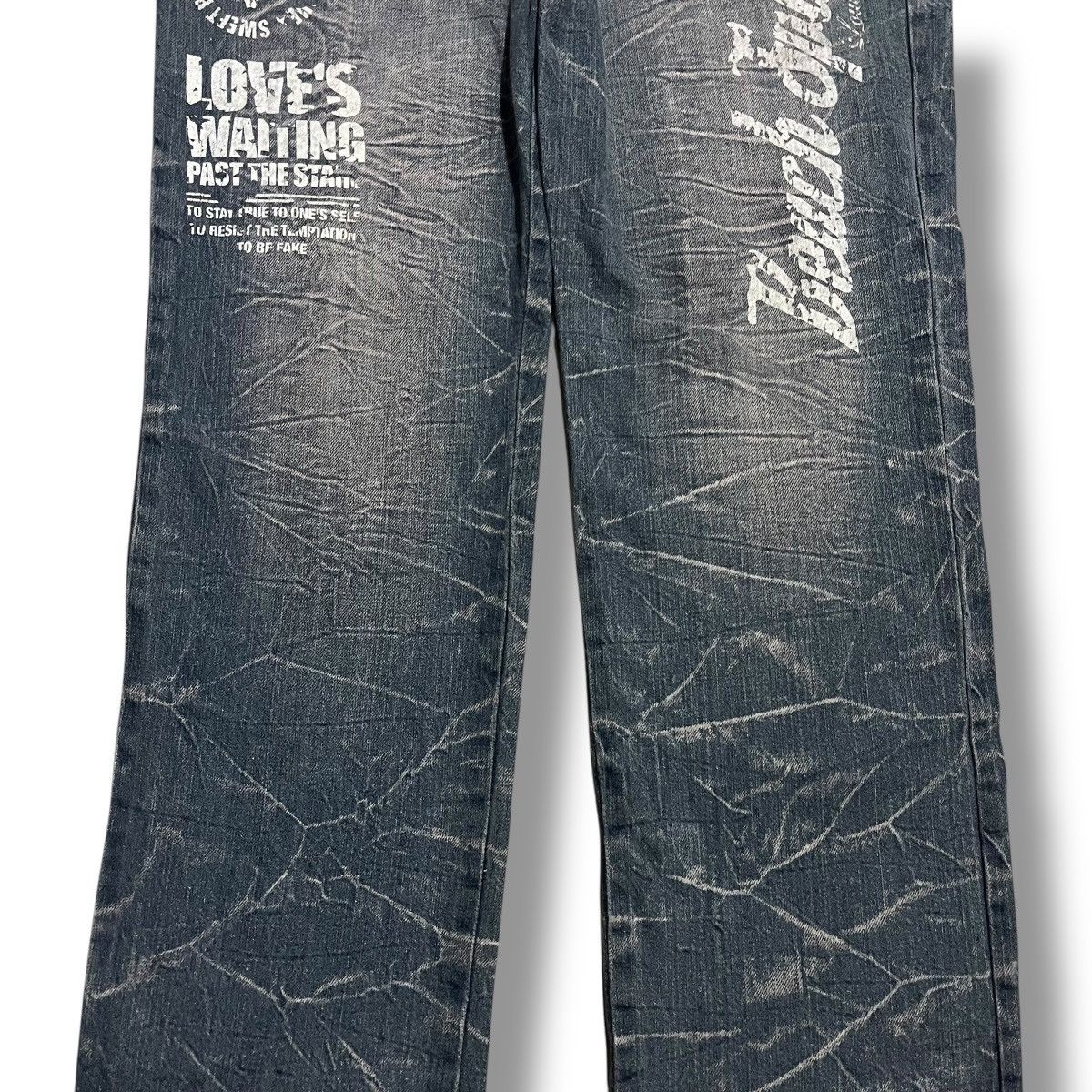 If Six Was Nine VINTAGE NYLAUS DOUBLE WAIST STONE WASH DENIM PANT Size US 32 / EU 48 - 4 Thumbnail