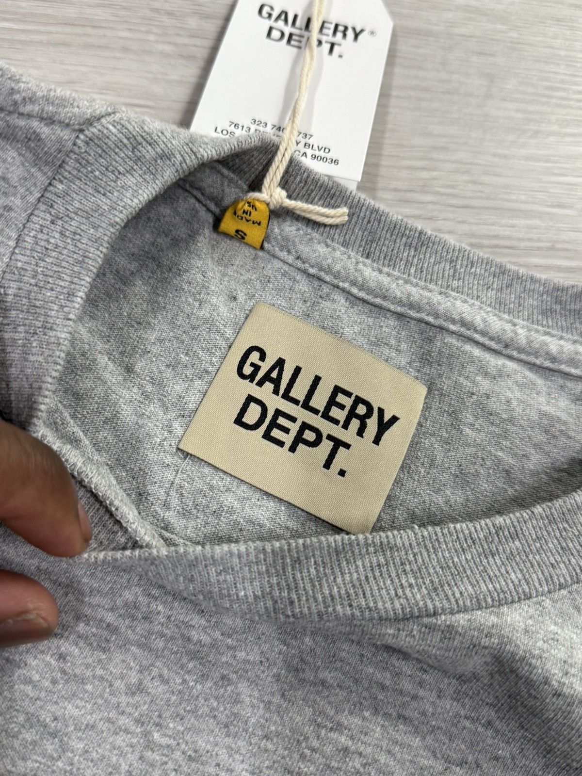 Gallery Dept. Gallery Dept Souvenir L/S Heather Grey Size US S / EU 44-46 / 1 - 4 Thumbnail
