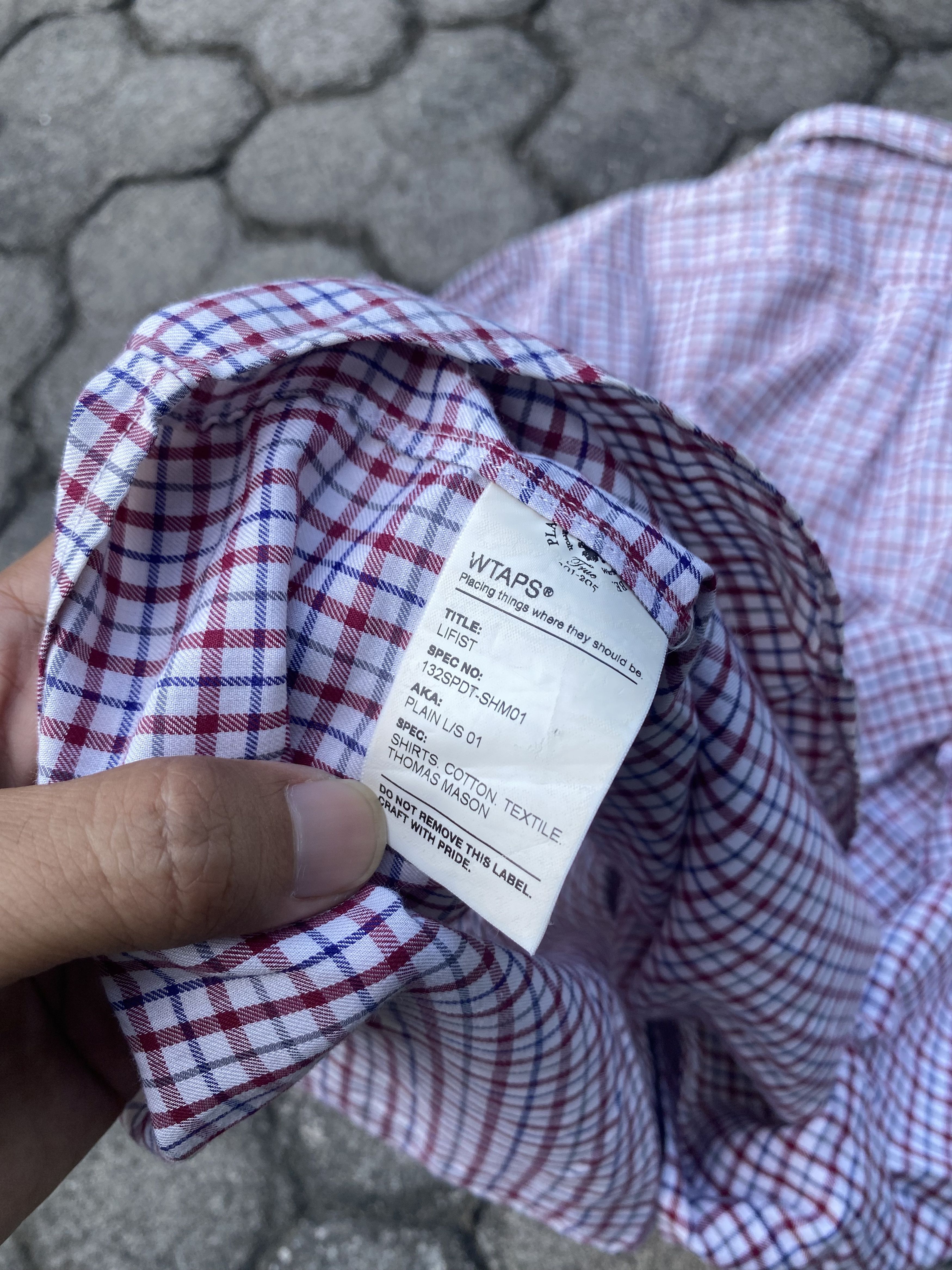 Wtaps WTAPS x Thomas Mason Plaid Button Down Long Shirt Size US M / EU 48-50 / 2 - 7 Thumbnail