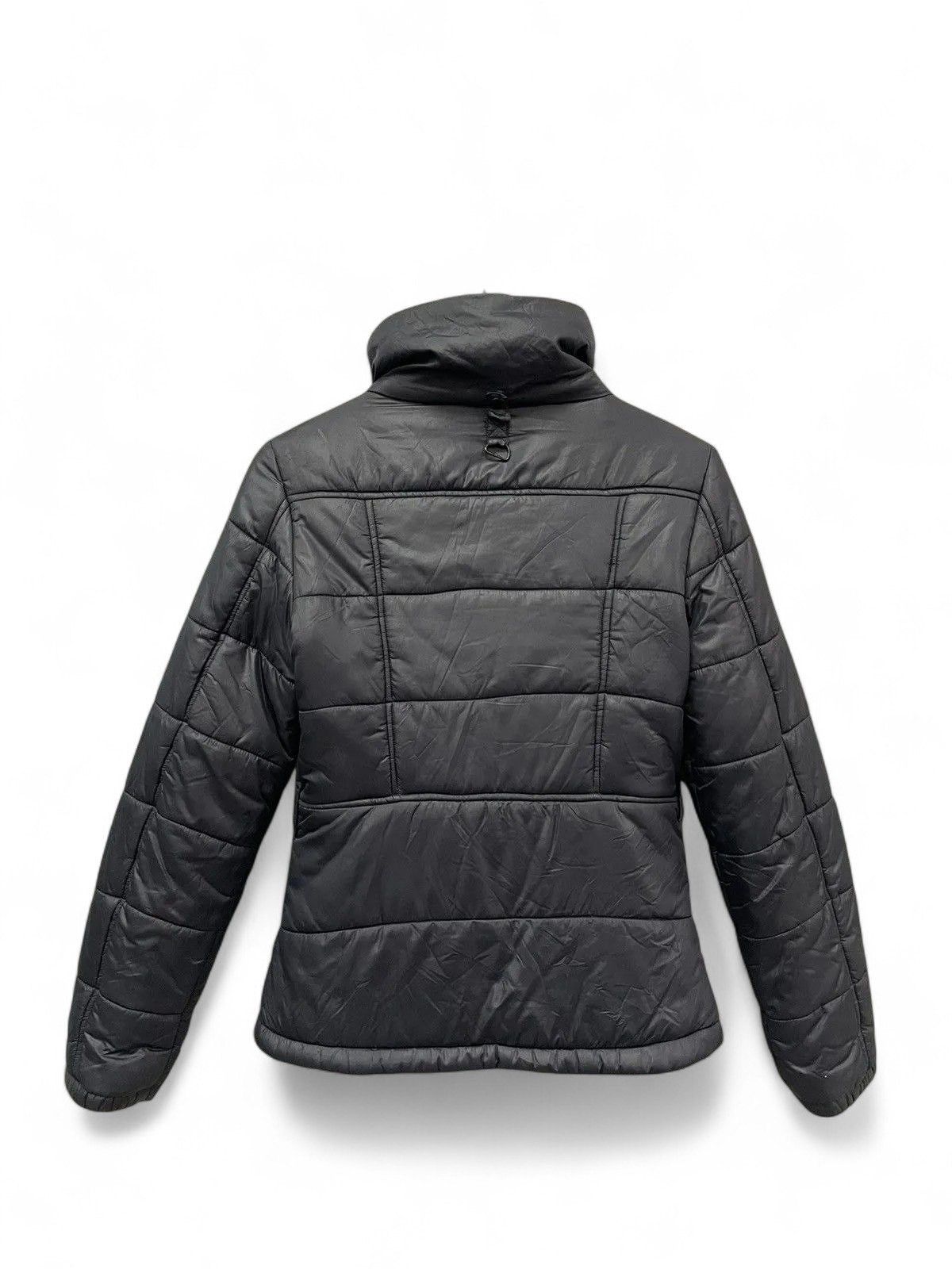Diesel Diesel Black Puffer Jacket Asymmetrical Zip Moto Size S / US 4 / IT 40 - 10 Thumbnail