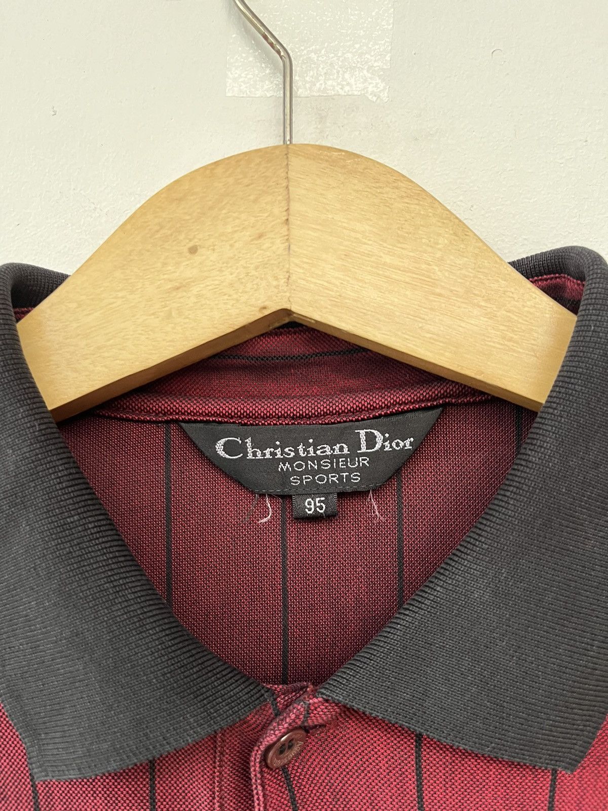 Hedi Slimane Vintage Cristian Dior Monsieur Sports LongSleeve Polos Size US M / EU 48-50 / 2 - 5 Thumbnail