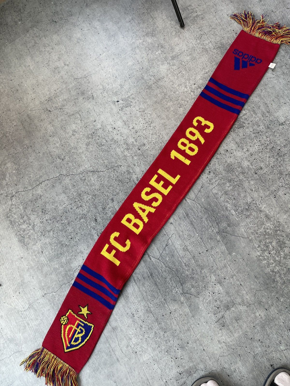 Vintage 2012 | Champions League | Basel adidas Soccer Scarf Size ONE SIZE - 4 Thumbnail